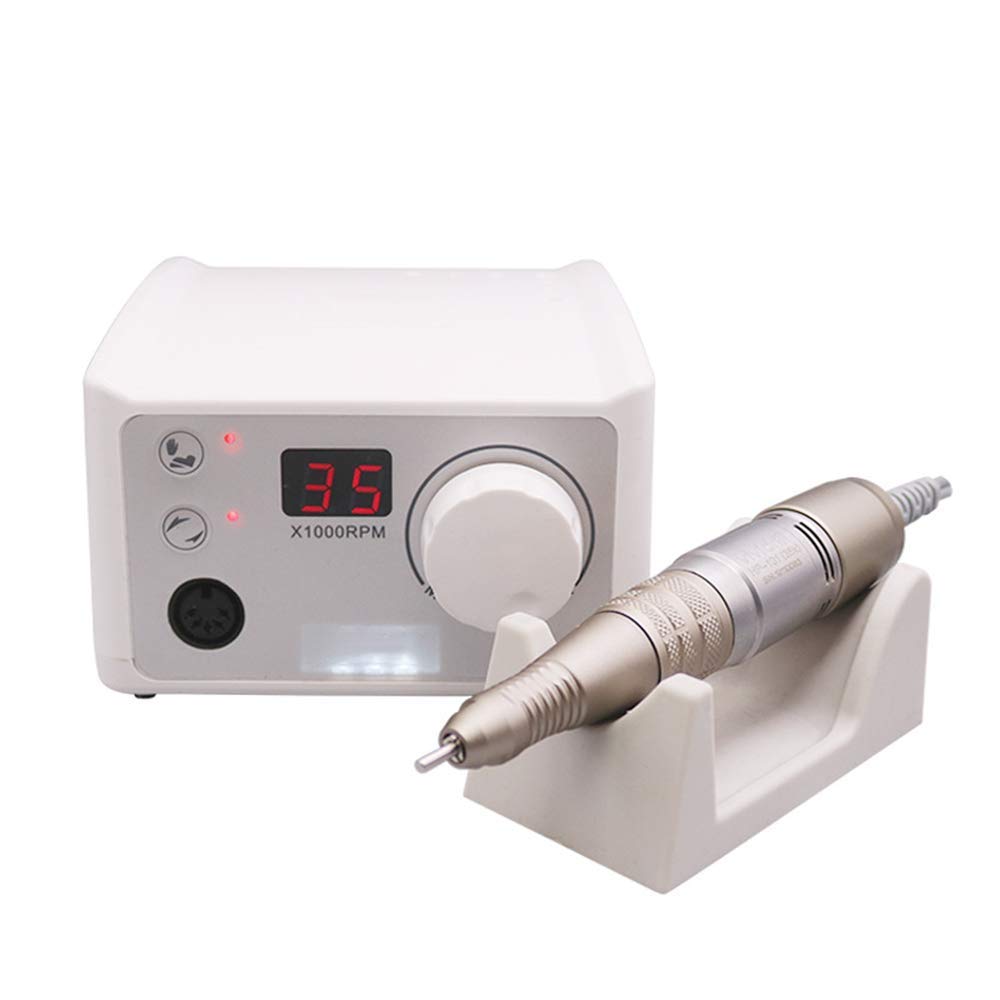 65W 35,000 RPM Professional Electric Nail Drill Machine - Manicure & Pedicure Tool for Shaping, Buffing, Removing Acrylic & Gel Nails - Perfect for Home Salon & DIY Nail Care