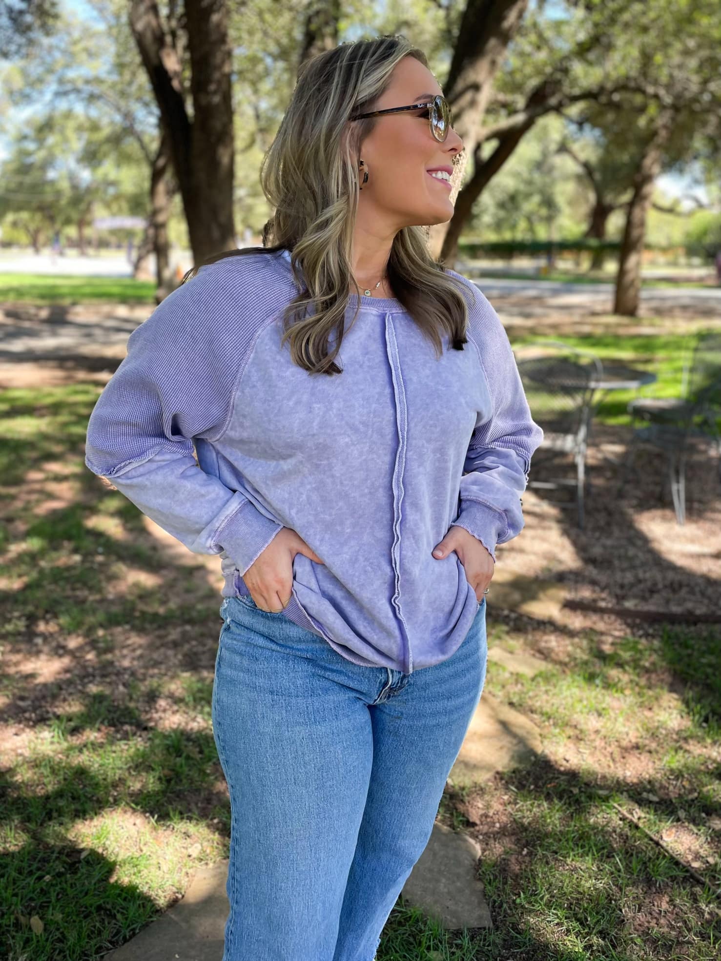 PREORDER: Elliott Exposed Seam Sweatshirt - 5 Color Options | Cozy Unisex Pullover for Casual Wear & Street Style