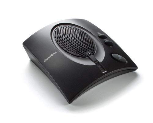 Clear One Chat 50 Personal Speakerphone with Noise Reduction - USB Conference Speaker for Home Office & Remote Work (Model 910-159-001) | Perfect for Zoom Meetings, Webinars & Hands-Free Calls