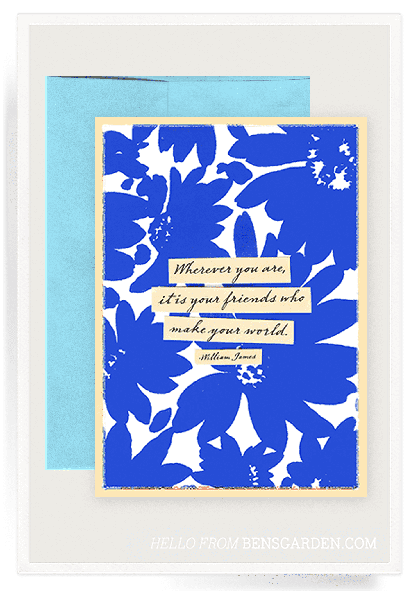 Wherever You Are Folded Greeting Card - Blank Inside for Handwritten Messages - Perfect for Birthdays, Anniversaries & Long-Distance Friends
