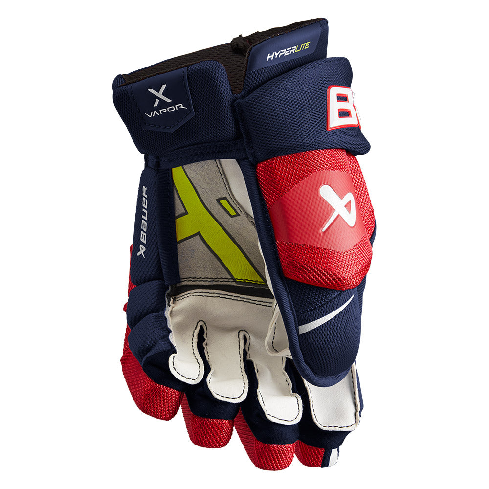 Bauer Vapor HyperLite Junior Ice Hockey Gloves - Lightweight Youth Hockey Gloves for Performance & Protection - Perfect for Practice, Games & Training