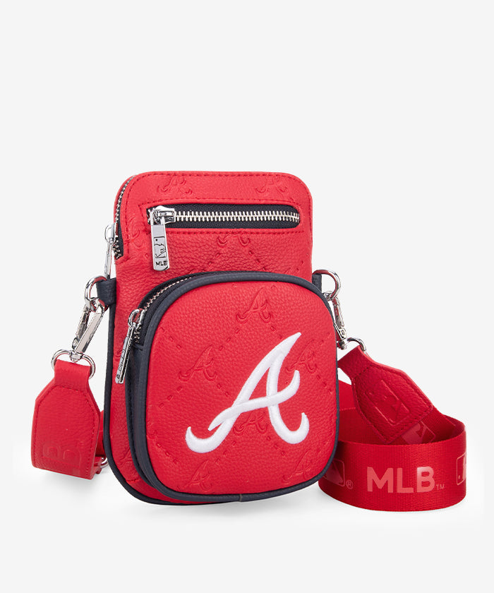 Official MLB Atlanta Braves Mini Crossbody Purse for Women - Stylish Baseball Fan Bag for Games, Travel & Everyday Use