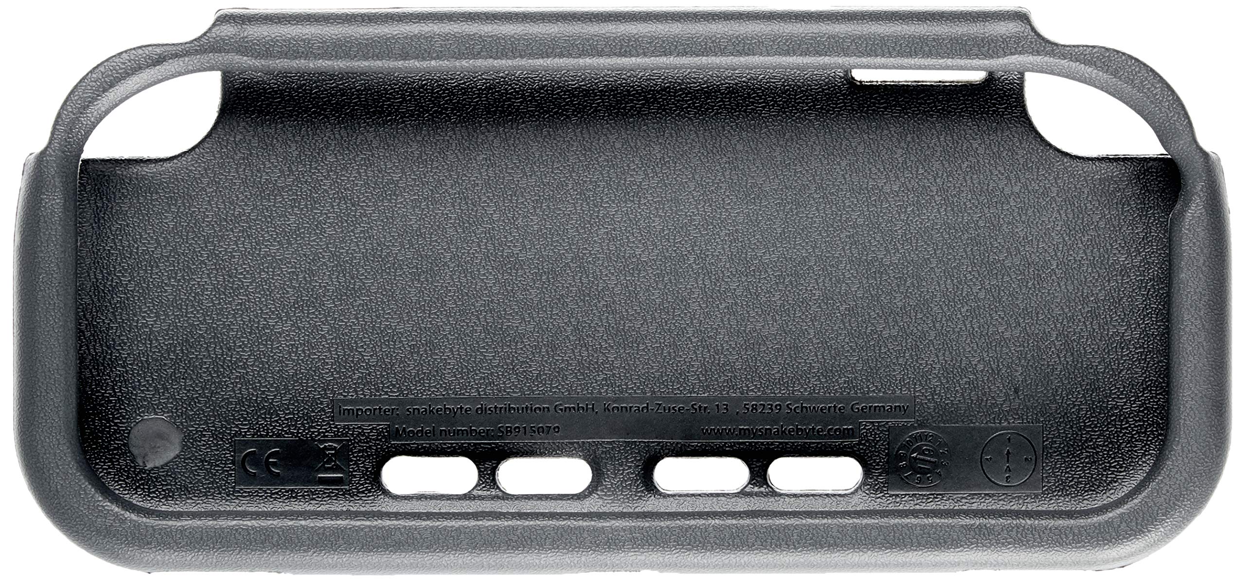 Snakebyte Nintendo Switch Lite Protective Cover - Dark Grey Gaming Bumper Case for Enhanced Protection | Perfect for Travel, Kids, and Long Gaming Sessions