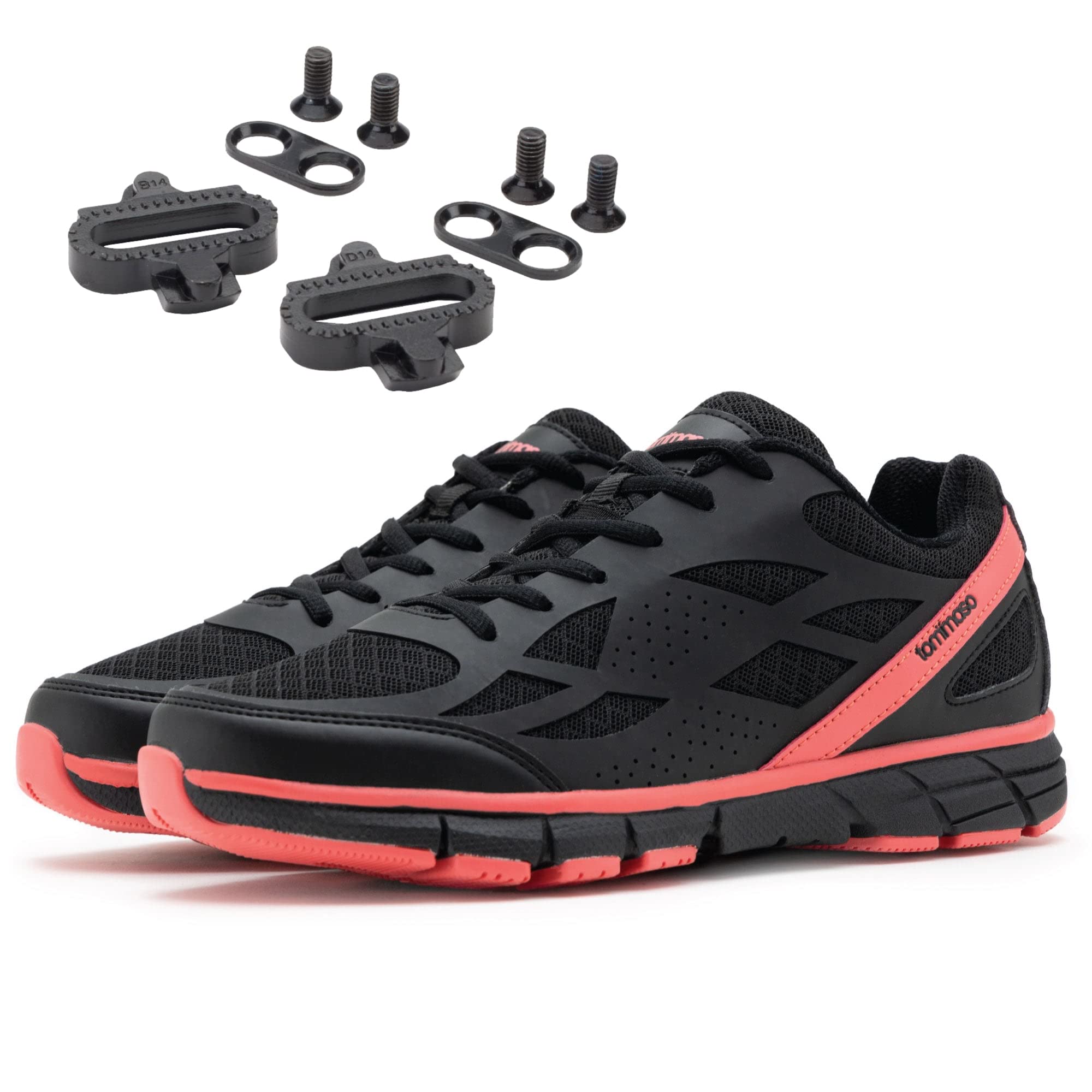 Tommaso Women's Cycling Shoes - SPD Cleat Compatible for Indoor & Outdoor Biking - Comfortable Walkable Design - Perfect for Peloton, Road & Mountain Biking - Ideal for Commuting, Gym & Fitness Training