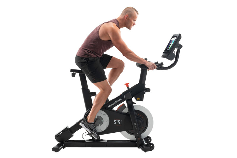 NordicTrack S15i Commercial Studio Cycle - Indoor Exercise Bike for Home Gym, Cardio Workout & Fitness Training - Perfect for Spin Classes & Weight Loss