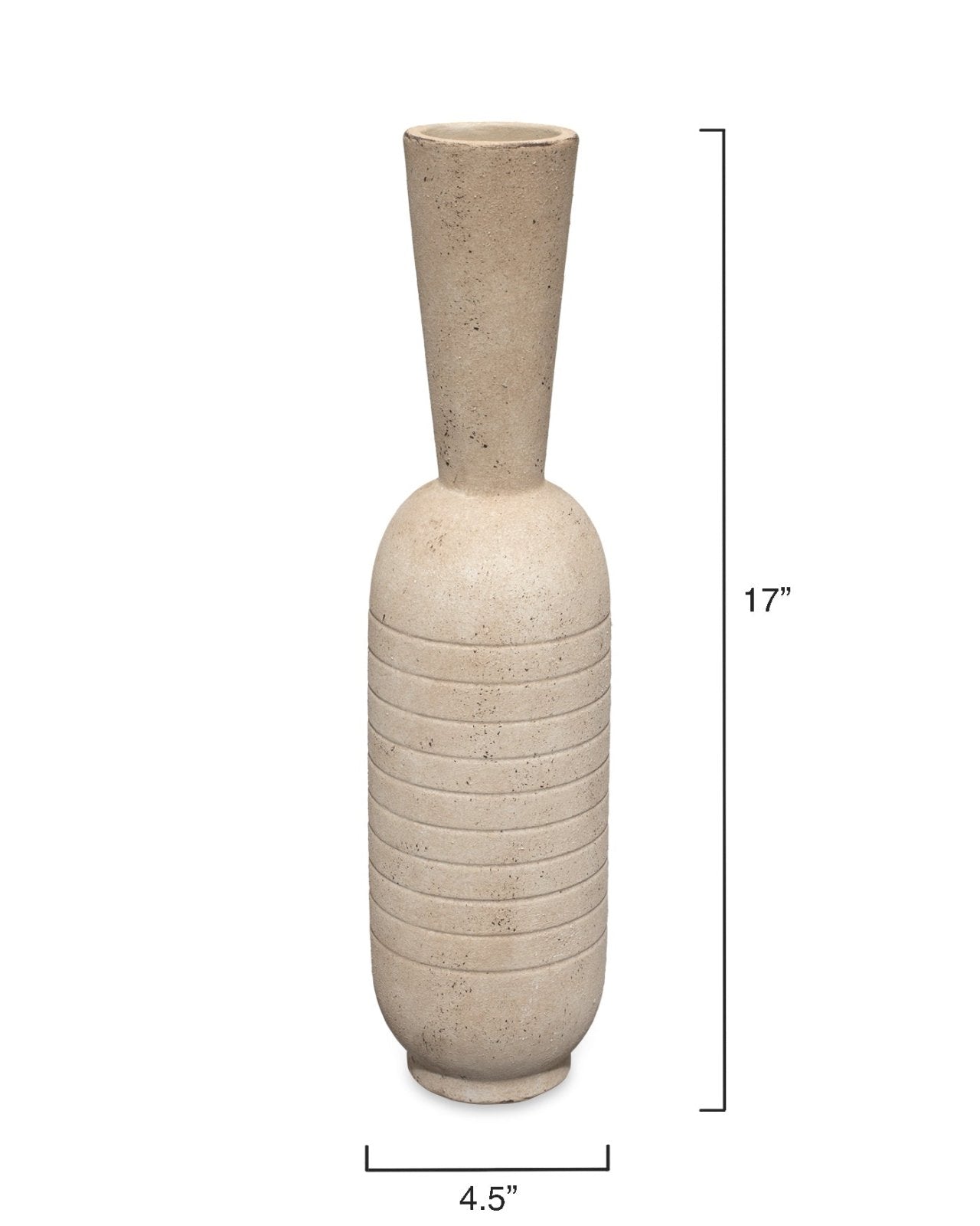 Elegant Channel Decorative Vase - Modern Home Decor for Living Room, Bedroom & Office - Perfect for Flowers, Centerpieces & Interior Design