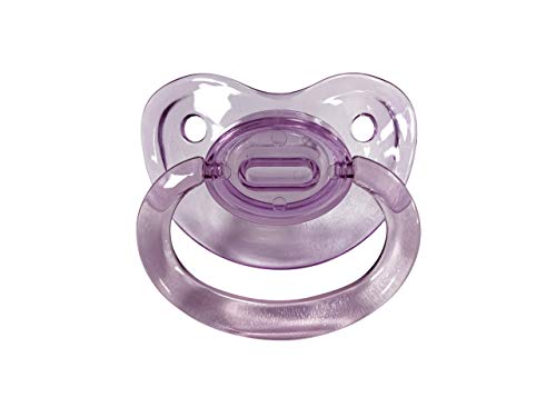 ENVY BODY SHOP BigShield Adult Pacifier - Purple Candy Gloss Sucking Soother for Stress Relief & Sensory Needs | Perfect for Anxiety Relief, Autism Comfort & BDSM Play