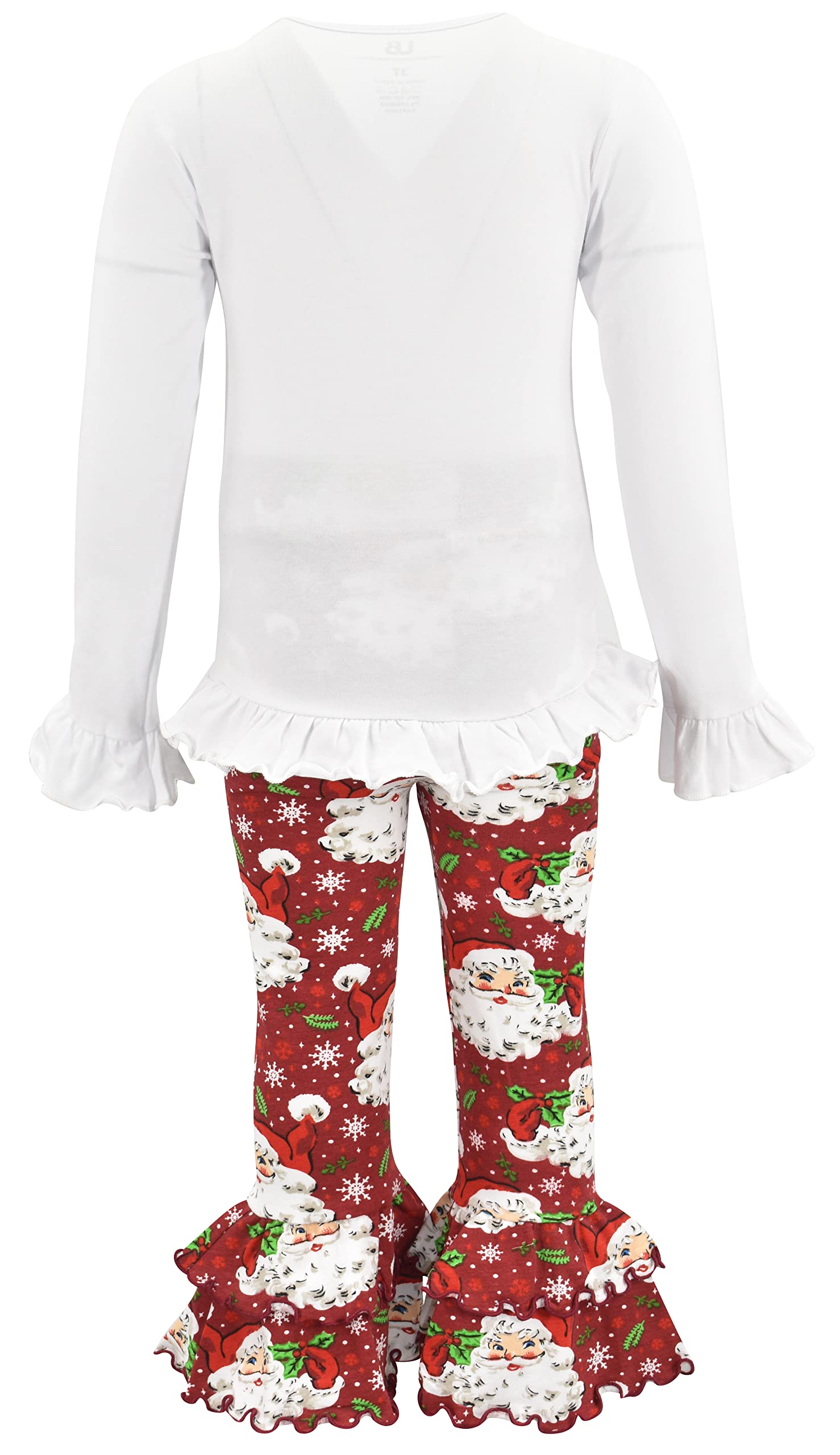 Unique 2-Piece Baby Girl Outfit - Ruffle Leggings & Long Sleeve Shirt for Toddlers | Playtime & Photo Shoots