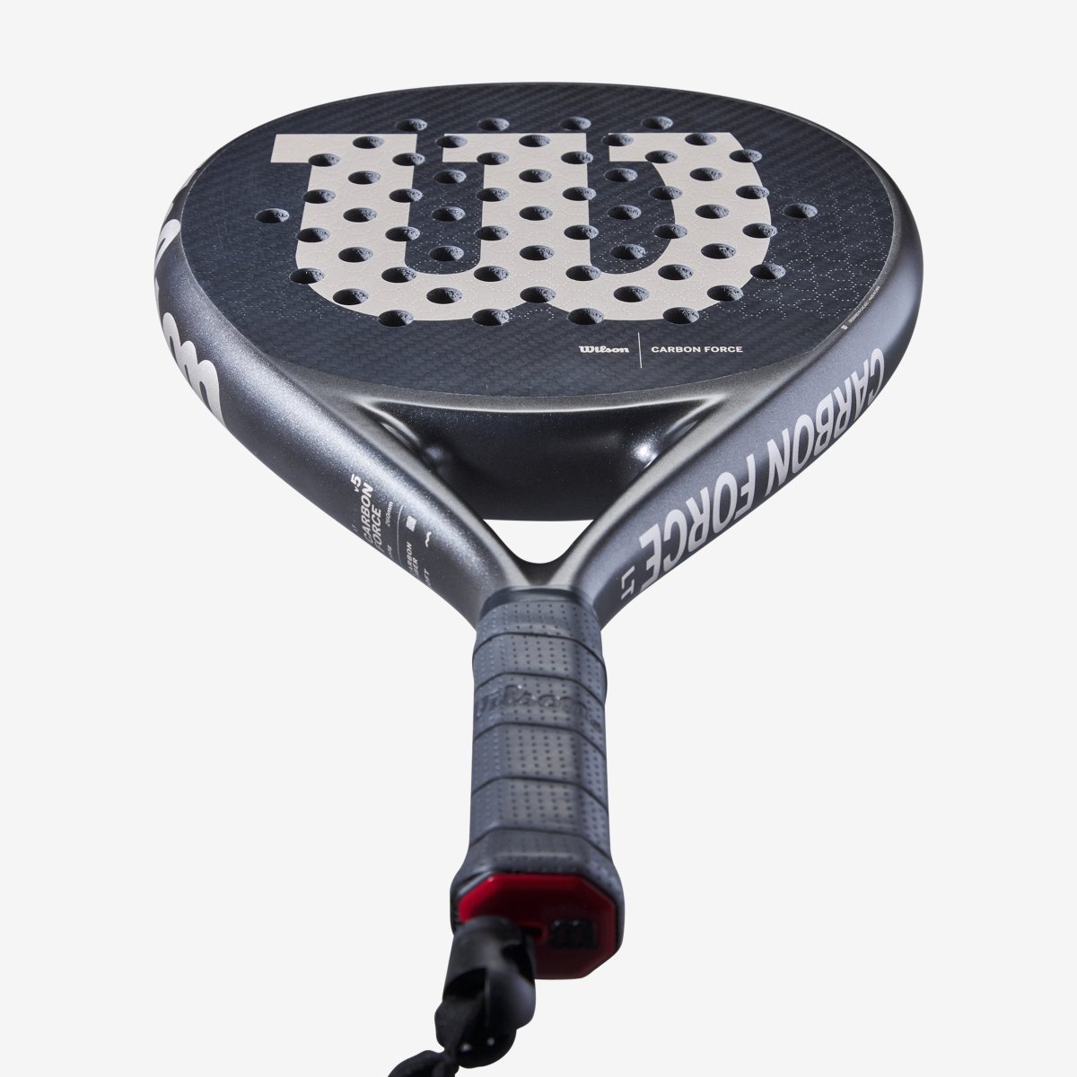 Wilson Carbon Force LT Padel Racket - Lightweight Carbon Fiber Paddle Tennis Racket for Advanced Players | Perfect for Competitive Matches & Training Sessions