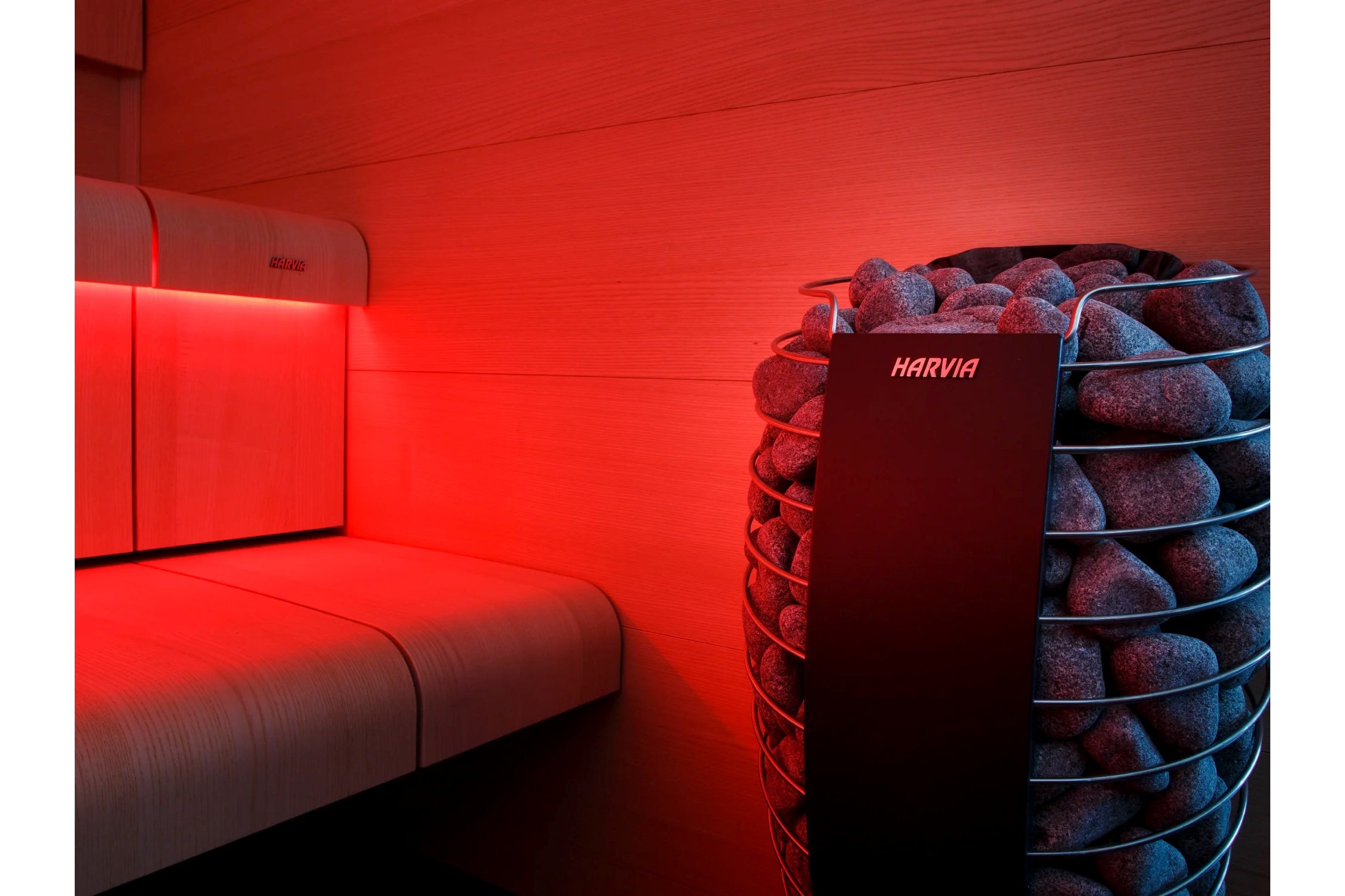 Harvia Spirit Electric Sauna Heater with Xenio WiFi Control - Smart Home Spa & Wellness Solution for Indoor Sauna Rooms