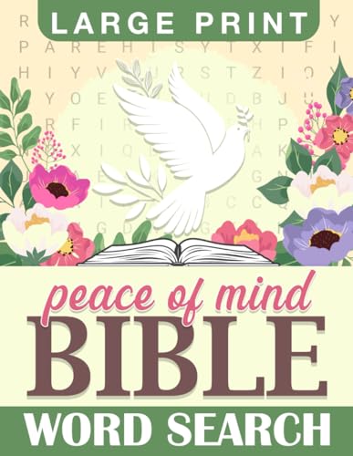 Large Print Bible Word Search Book - 1500+ Challenging Puzzles for Adults & Seniors - Perfect for Christmas & Birthday Gifts