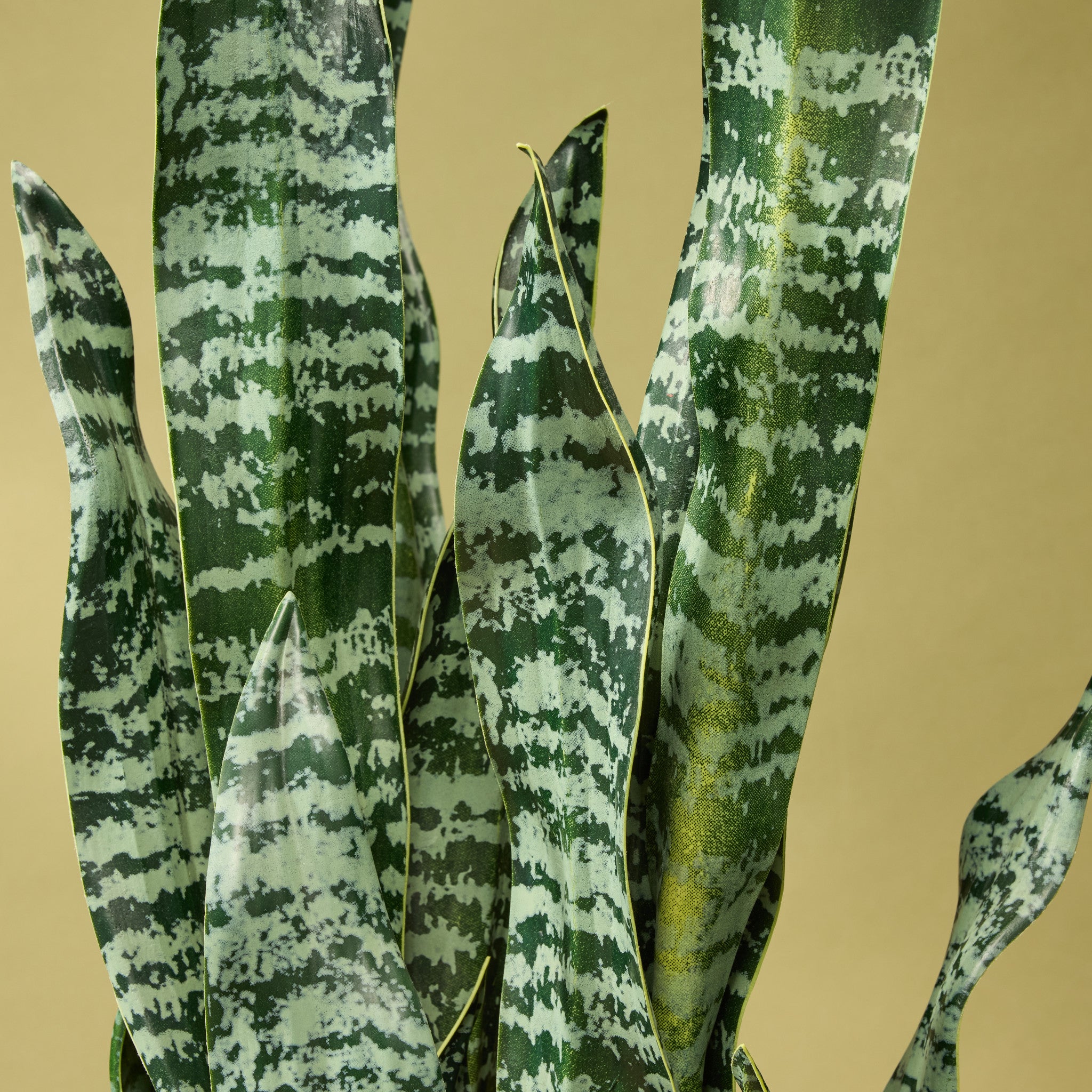Artificial Sansevieria Snake Plant in Decorative Pot - 36 Inch Tall Fake Potted Plant for Home Office Decor, Living Room, Bedroom & Indoor Spaces