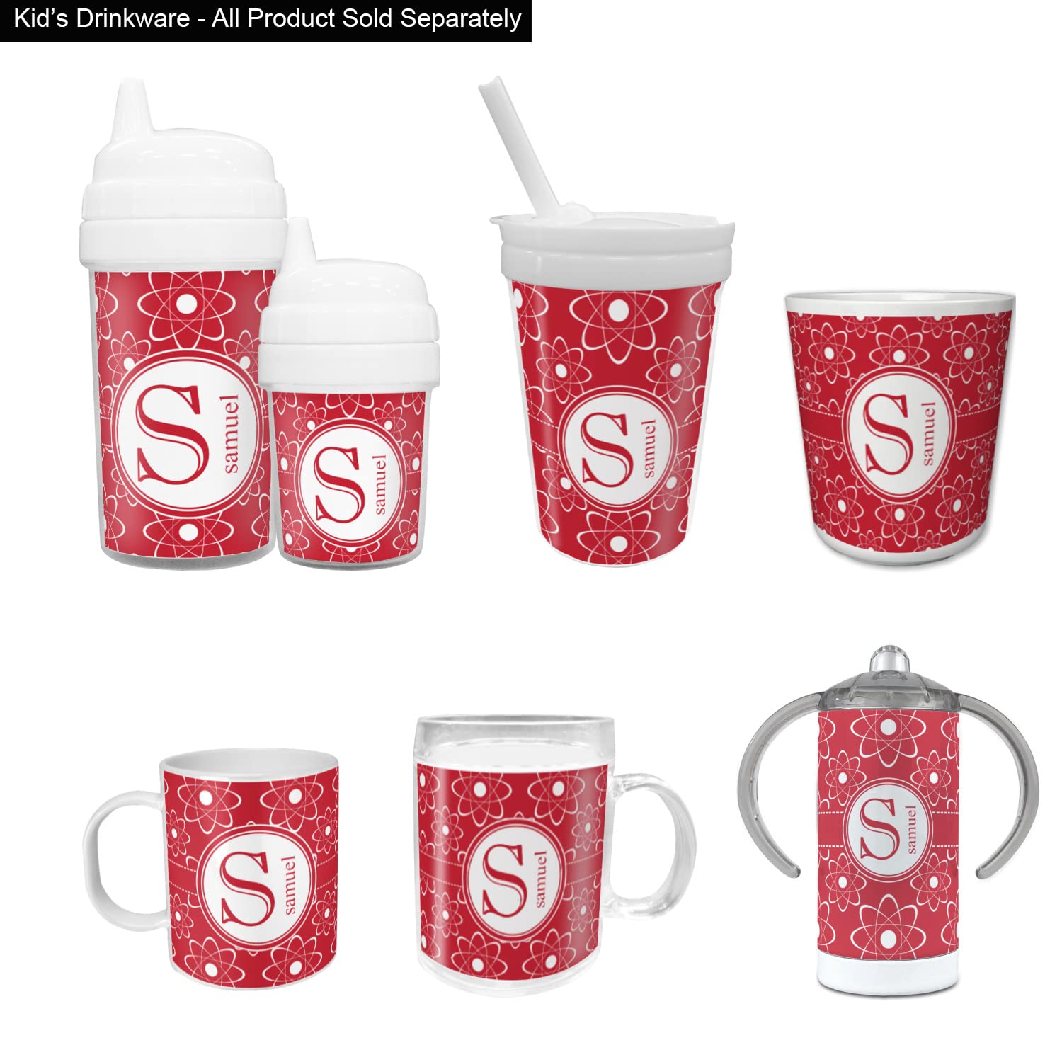 Custom 6oz Atomic Orbit Plastic Tumbler - Personalized Name & Design - Perfect for Kids' Birthday Parties, School Events & Sports Team Gifts