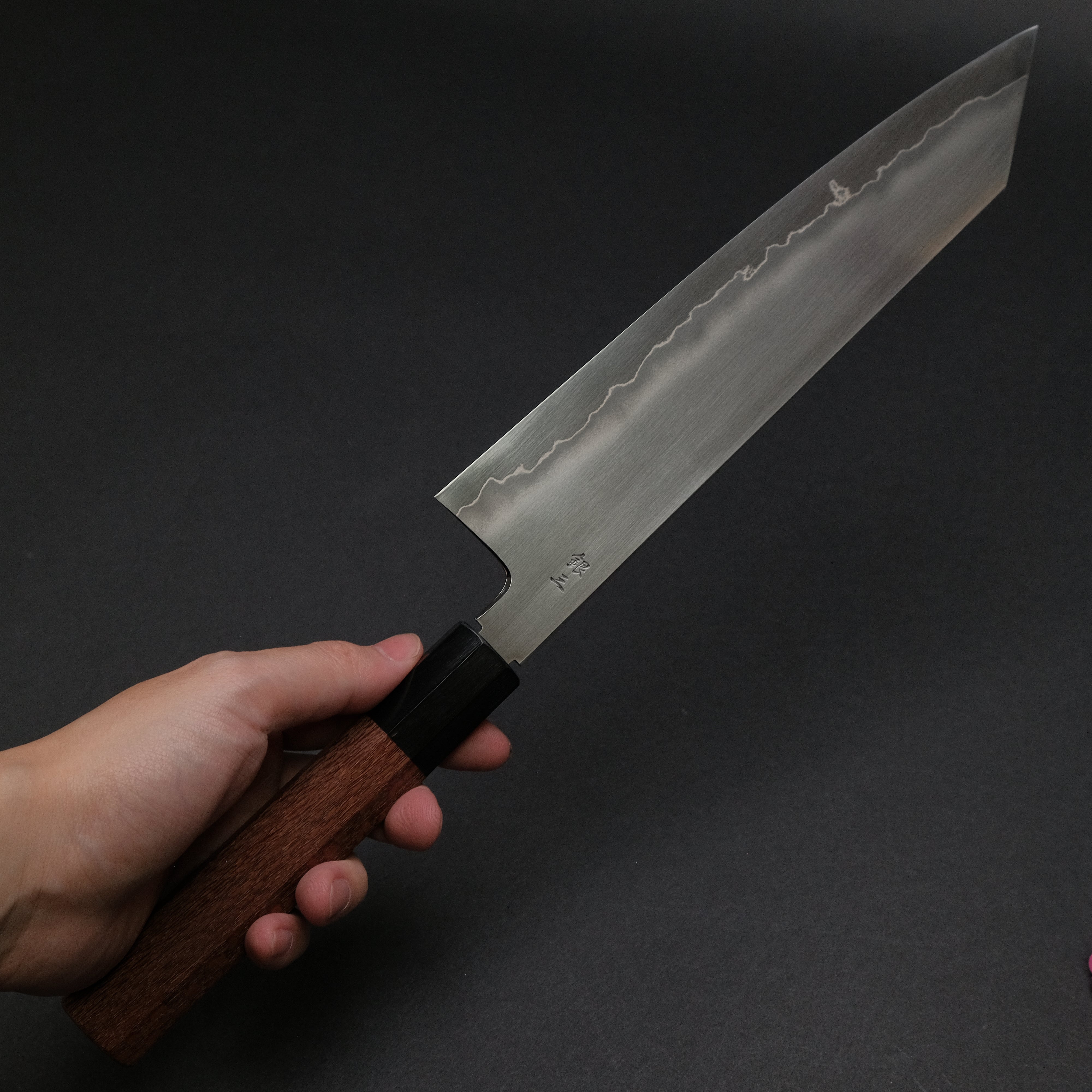 Premium Tetsujin Silver #3 Ukiba Kiritsuke Gyuto 240mm Japanese Chef Knife with Lacewood Handle - Perfect for Sushi, Sashimi & Precision Vegetable Cutting