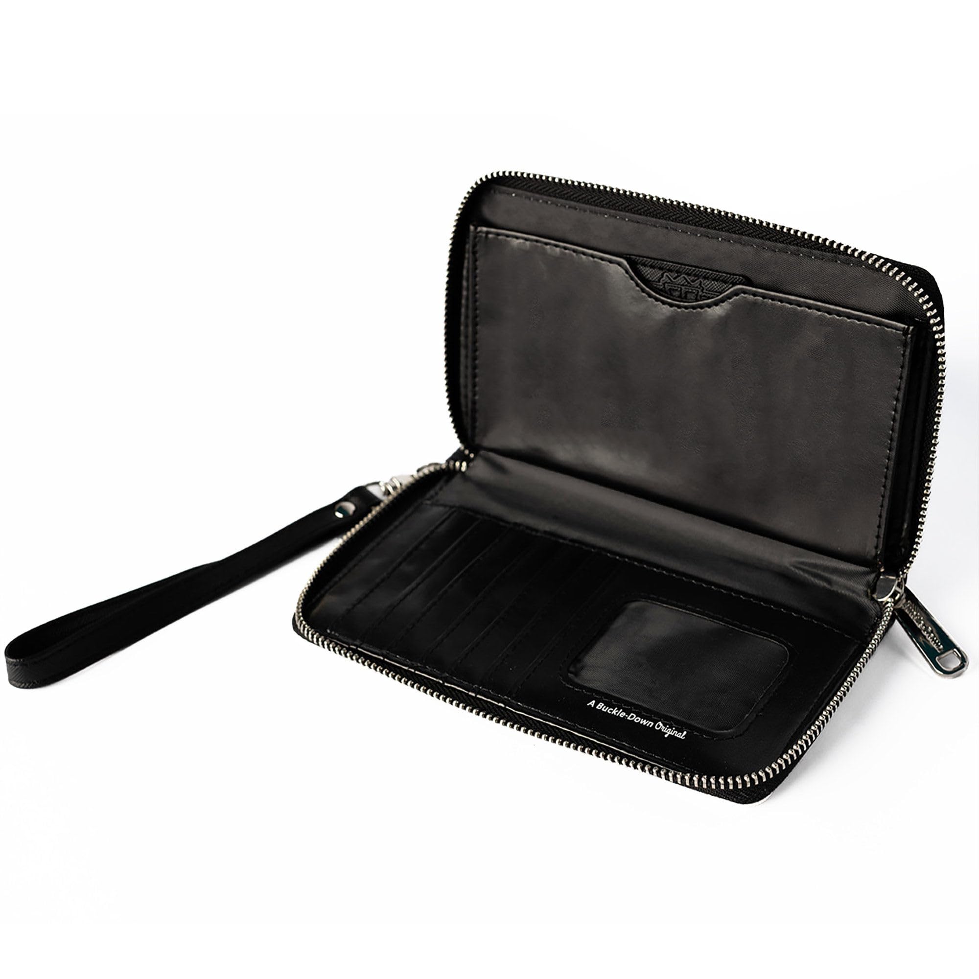 Harry Potter Slytherin Vegan Leather Zip Around Wallet - Official Wizarding World Merchandise with Crest Heraldry Design | Perfect for Fans, Collectors and Daily Use as a Stylish Accessory
