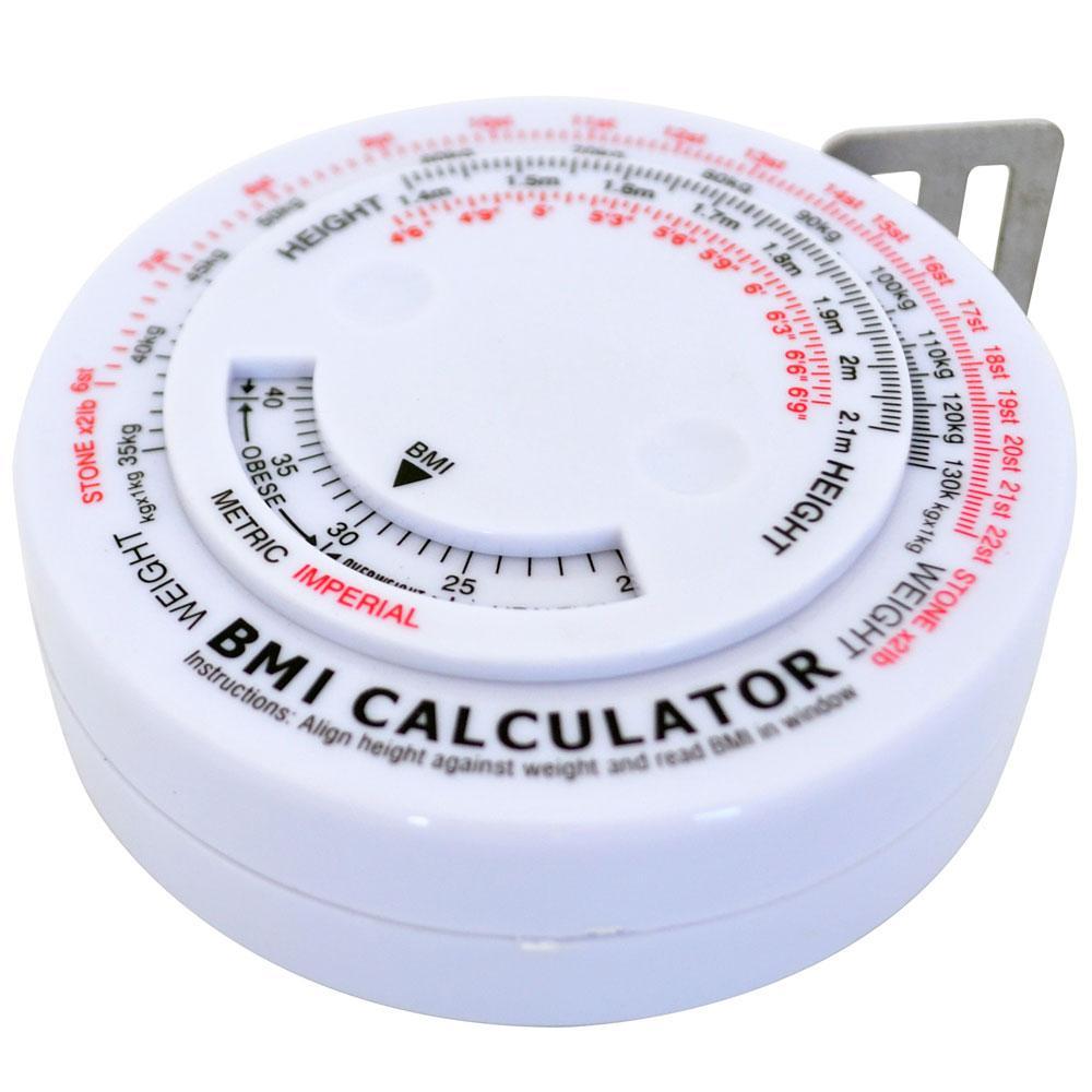 Accurate BMI Measuring Tape - Body Fat Caliper & Weight Loss Tool for Health & Fitness Tracking | Perfect for Home Use, Gym, and Medical Professionals