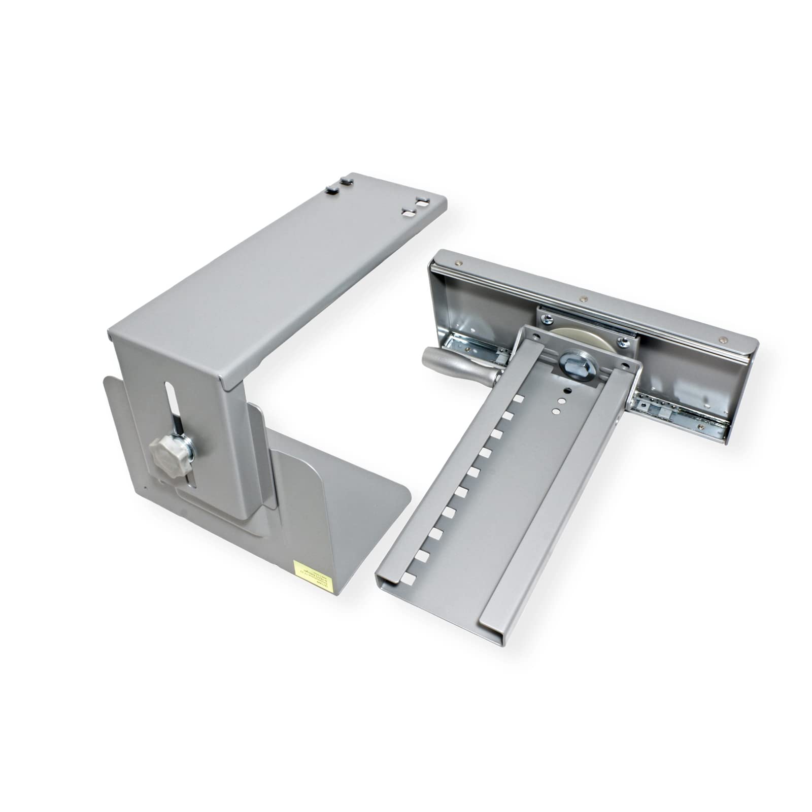 Premium PC Desk Stand - Stable, Flexible & Rotatable Computer Monitor Stand - Silver - Holds Up to 30kg - Perfect for Home Office, Gaming & Workspace Setup