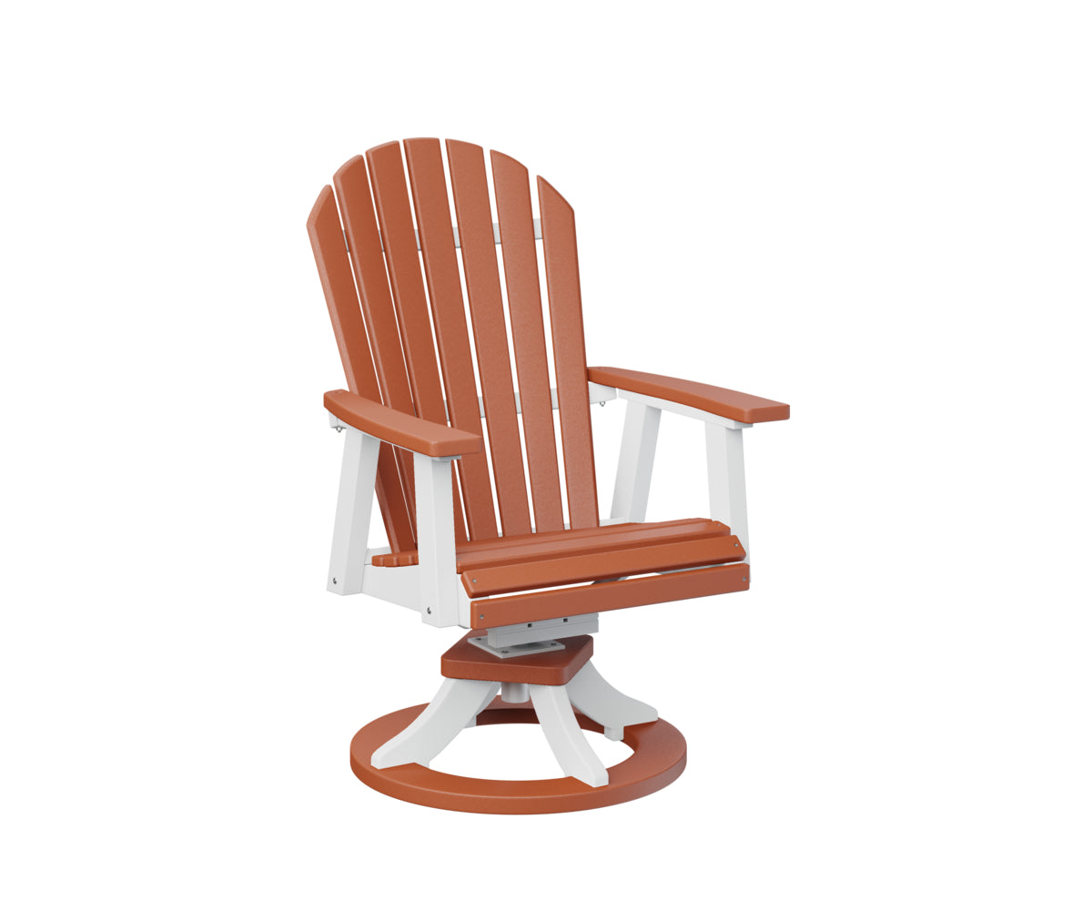 Berlin Gardens Comfo Back Swivel Rocker Dining Chair - Ergonomic Outdoor Patio Furniture for Relaxing & Dining - Perfect for Backyard, Garden, Poolside & Deck Use