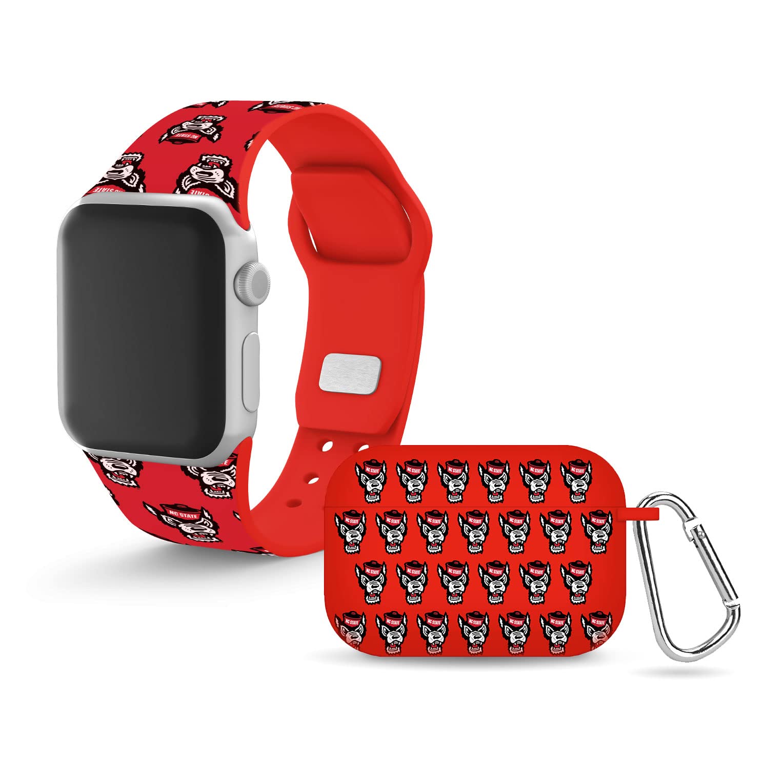 North Carolina State Wolfpack HD Apple Watch & AirPods Pro Compatible Affinity Bands - Perfect for Game Day, Workouts & Everyday Wear