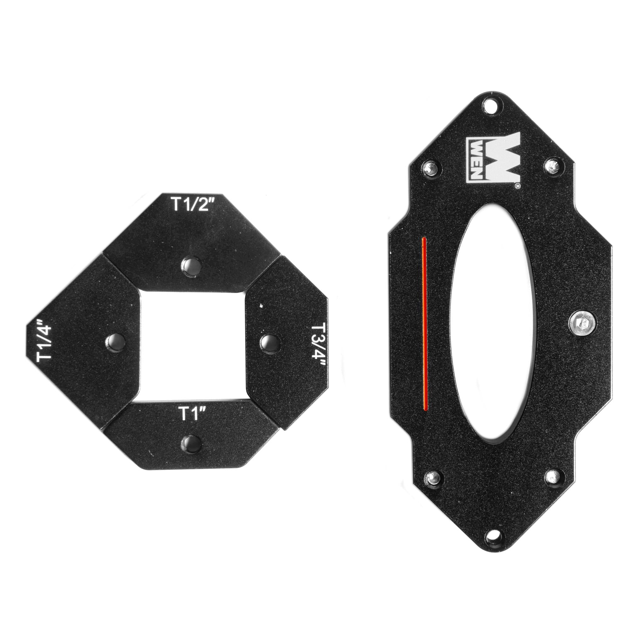 WEN RA002T 6-Piece Corner Chamfer Jig & Router Template Set | Precision Woodworking Tools for DIY Projects & Professional Use | Perfect for Furniture Making, Cabinet Edging & Decorative Trim Work