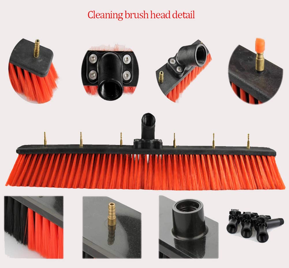 **9M Water Fed Pole Kit - Telescopic Window & Solar Panel Cleaning System with Brush - Perfect for High-Rise Windows, Solar Panels, and Hard-to-Reach Surfaces**