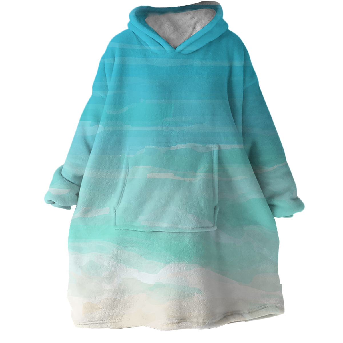 Cozy Wearable Blanket Hoodie for Women & Men - Soft Fleece Sherpa Loungewear - Perfect for Camping, Netflix Nights & Winter Relaxation