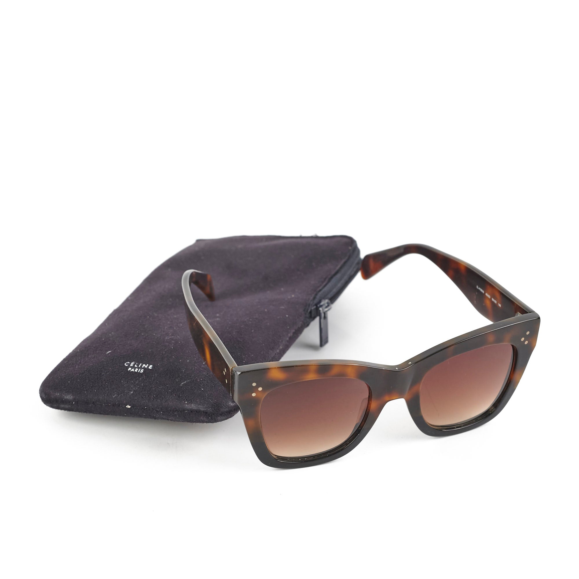 Celine Tortoise Shell Sunglasses for Women - Classic Retro Style UV Protection - Perfect for Beach, Driving & Fashion Outfits