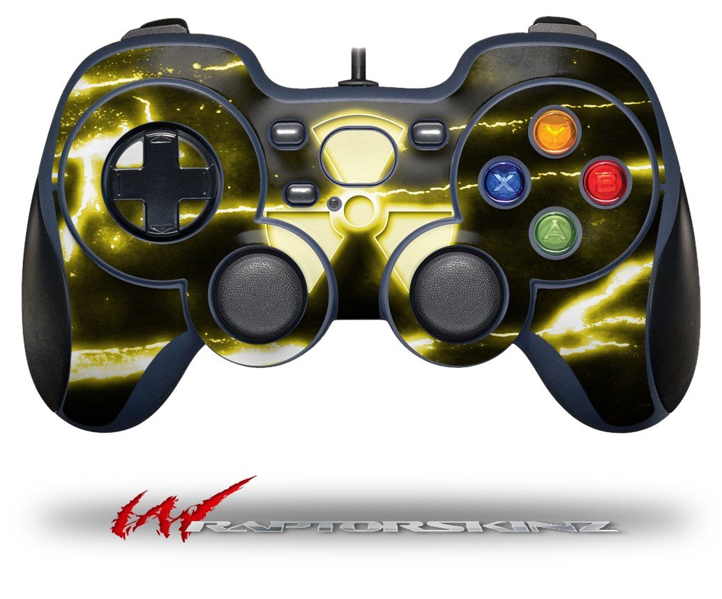 Radioactive Yellow Skin for Logitech F310 Gamepad - Gaming Decal