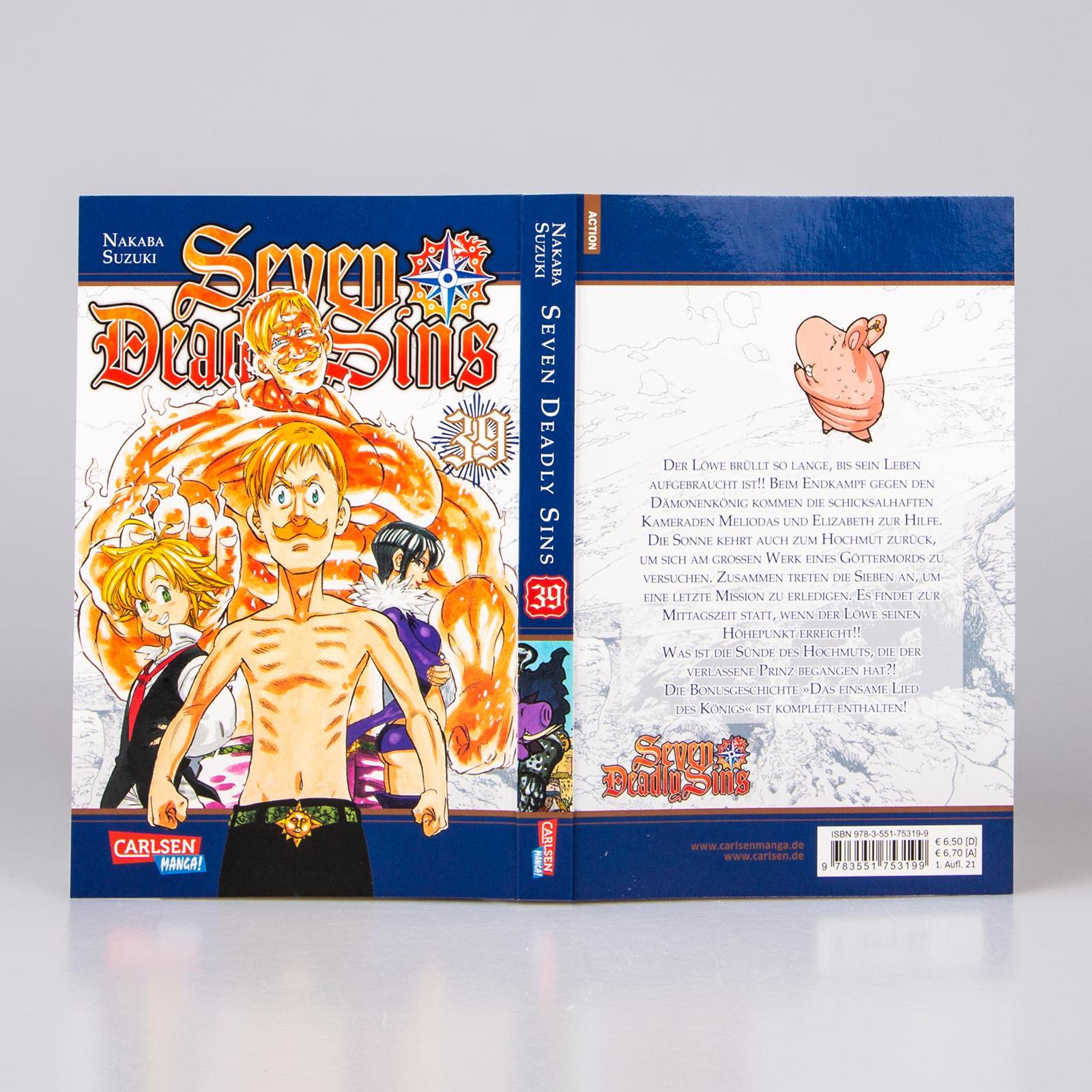 The Seven Deadly Sins Vol. 39: Medieval Fantasy Action Manga with Humor - Perfect for Anime Fans & Comic Collectors