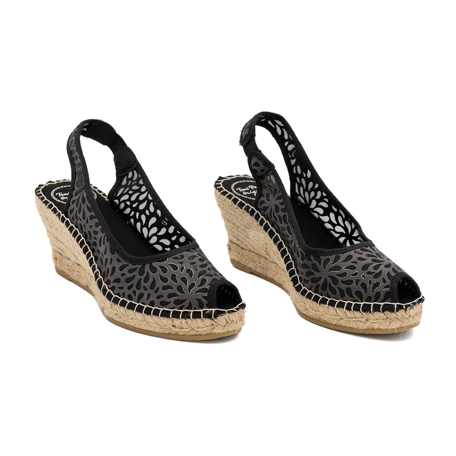 Vegan Floral Cotton Blend Espadrilles for Women - Comfortable Summer Casual Shoes for Beach, Garden & Outdoor Activities