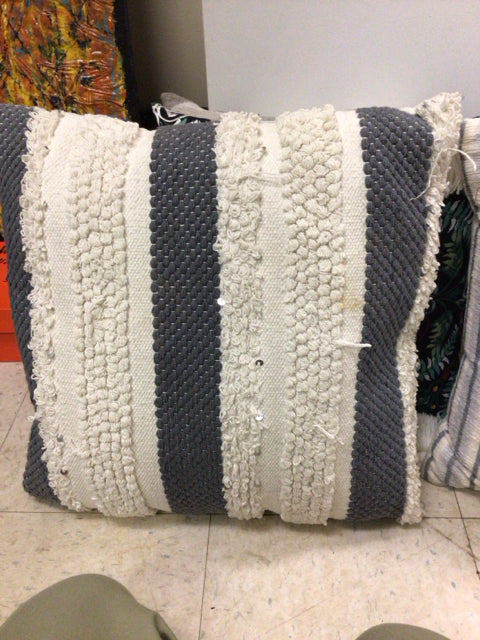 Soft Grey & White Decorative Throw Pillows for Couch, Bed - Cozy Home Decor & Living Room Accent Pillow Covers