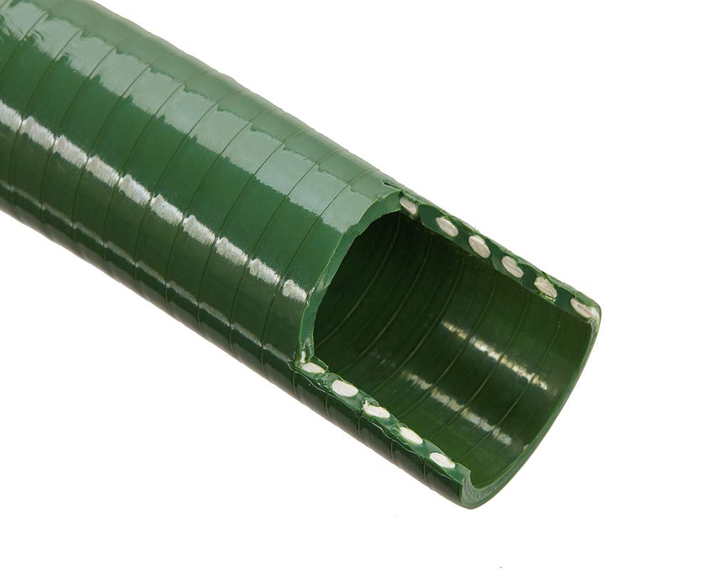 1 1/2 Inch Diameter x 50 Feet HydroMaxx® Heavy Duty Flexible PVC Suction Discharge Hose - Ideal for Water Transfer, Irrigation, and Industrial Applications