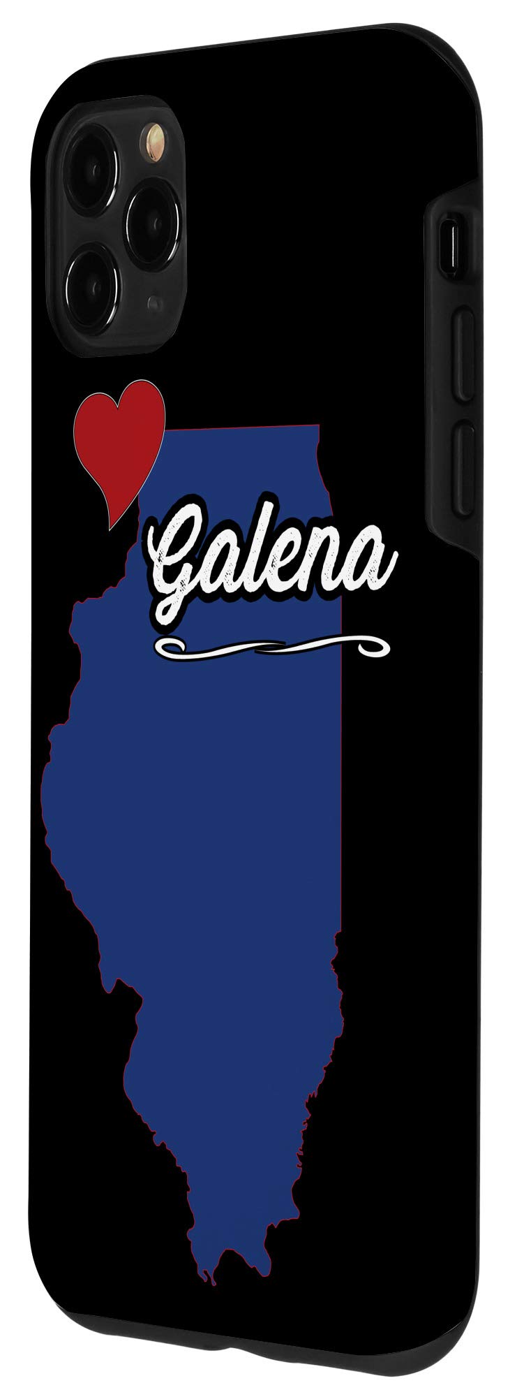 iPhone 11 Pro Max Case - Galena Illinois Novelty Design - Perfect Gift for Travel Lovers & Illinois Residents - Durable Protective Phone Cover for Everyday Use & Travel Accessories