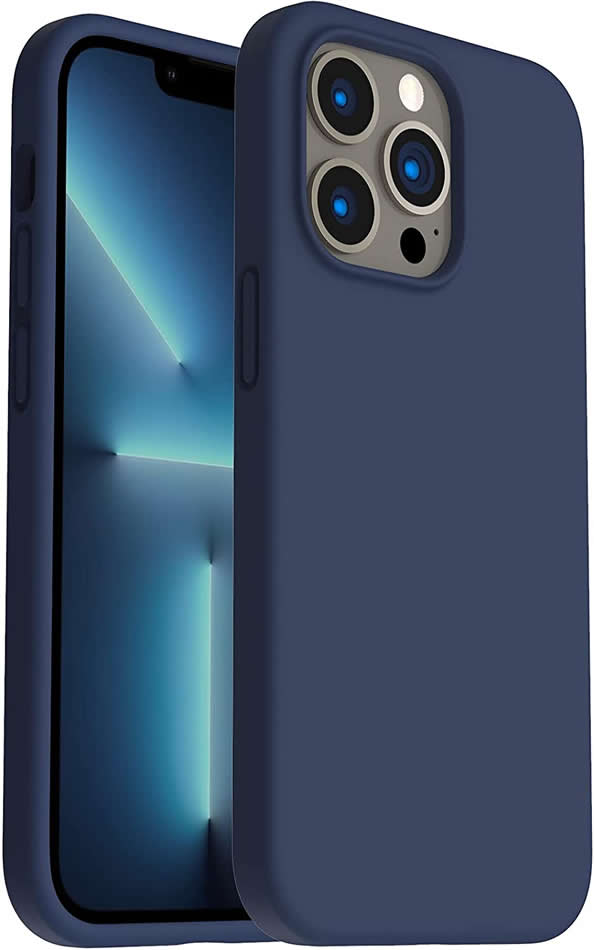 Apple iPhone 13 Silicone Case - Protective Phone Cover with Soft-Touch Finish | Perfect for Everyday Use, Travel & Work
