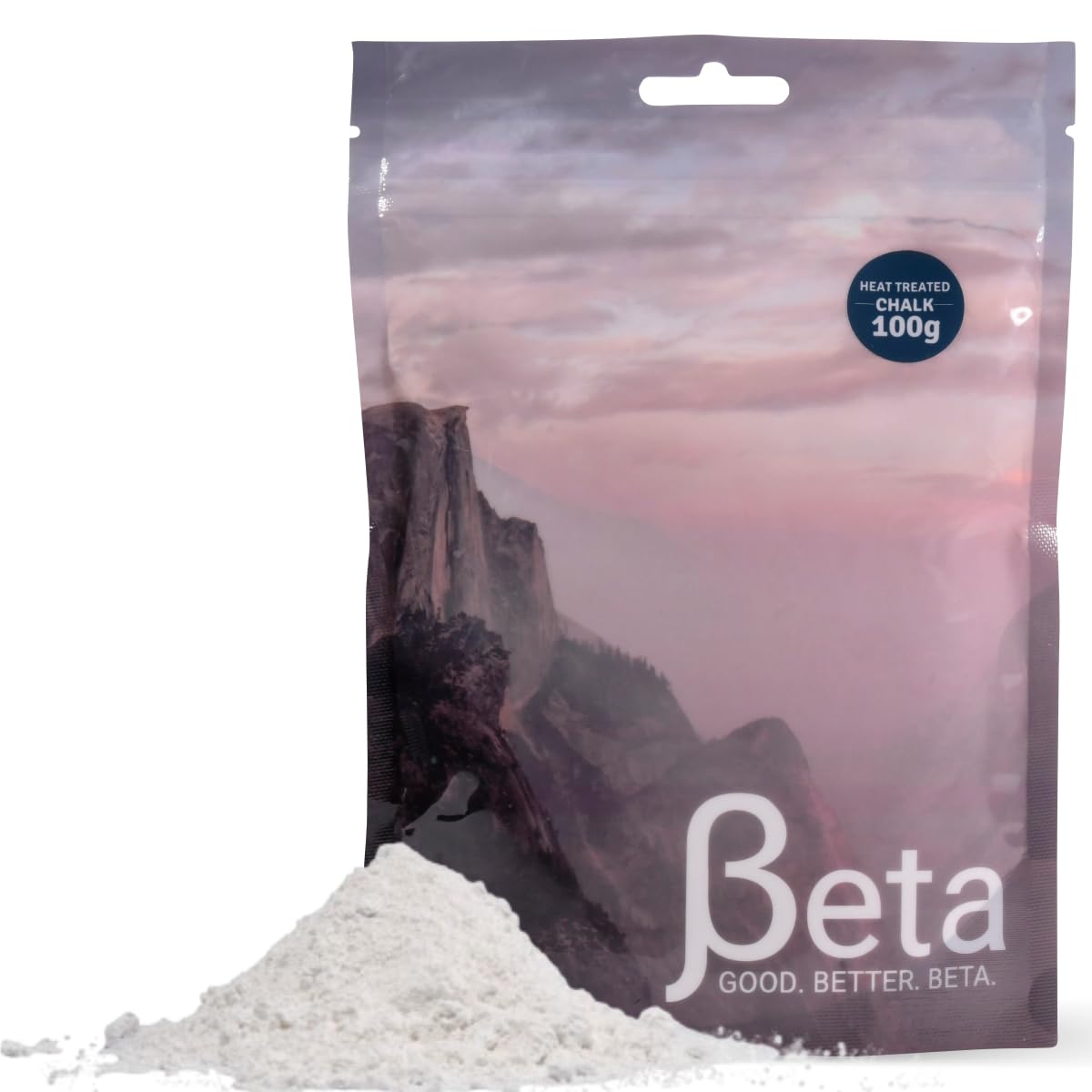 Premium Beta Rock Climbing Chalk - 100% Magnesium Carbonate Heat-Treated Loose Powder for Maximum Grip | Strongest Climbing Chalk for Bouldering, Gym & Outdoor Climbing | Eco-Friendly & Profits Donated to Charity