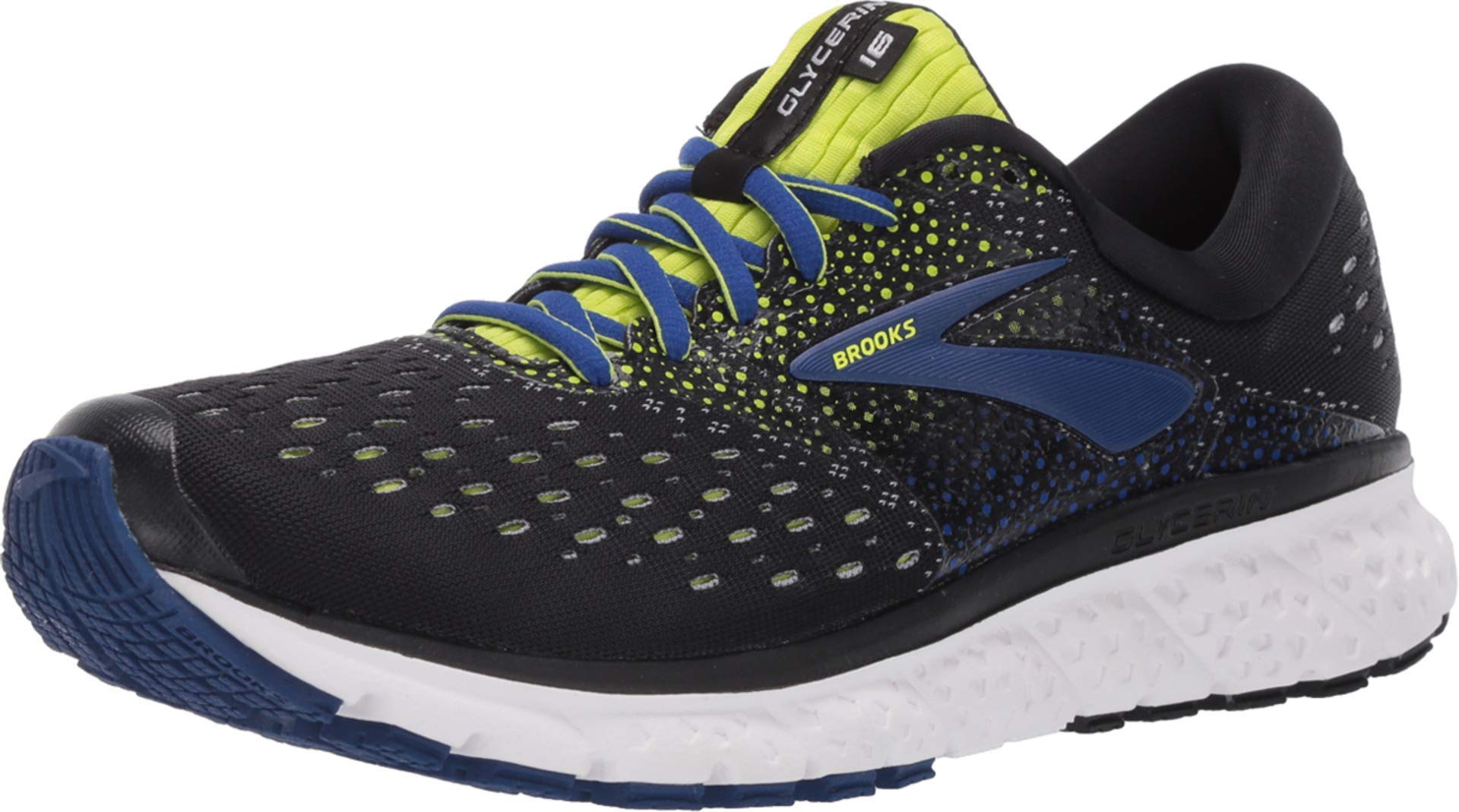 Brooks Men's Glycerin 16 Running Shoes - Premium Cushioned Sneakers for Jogging, Training & Marathon - Lightweight Breathable Athletic Footwear for Road Running & Gym Workouts