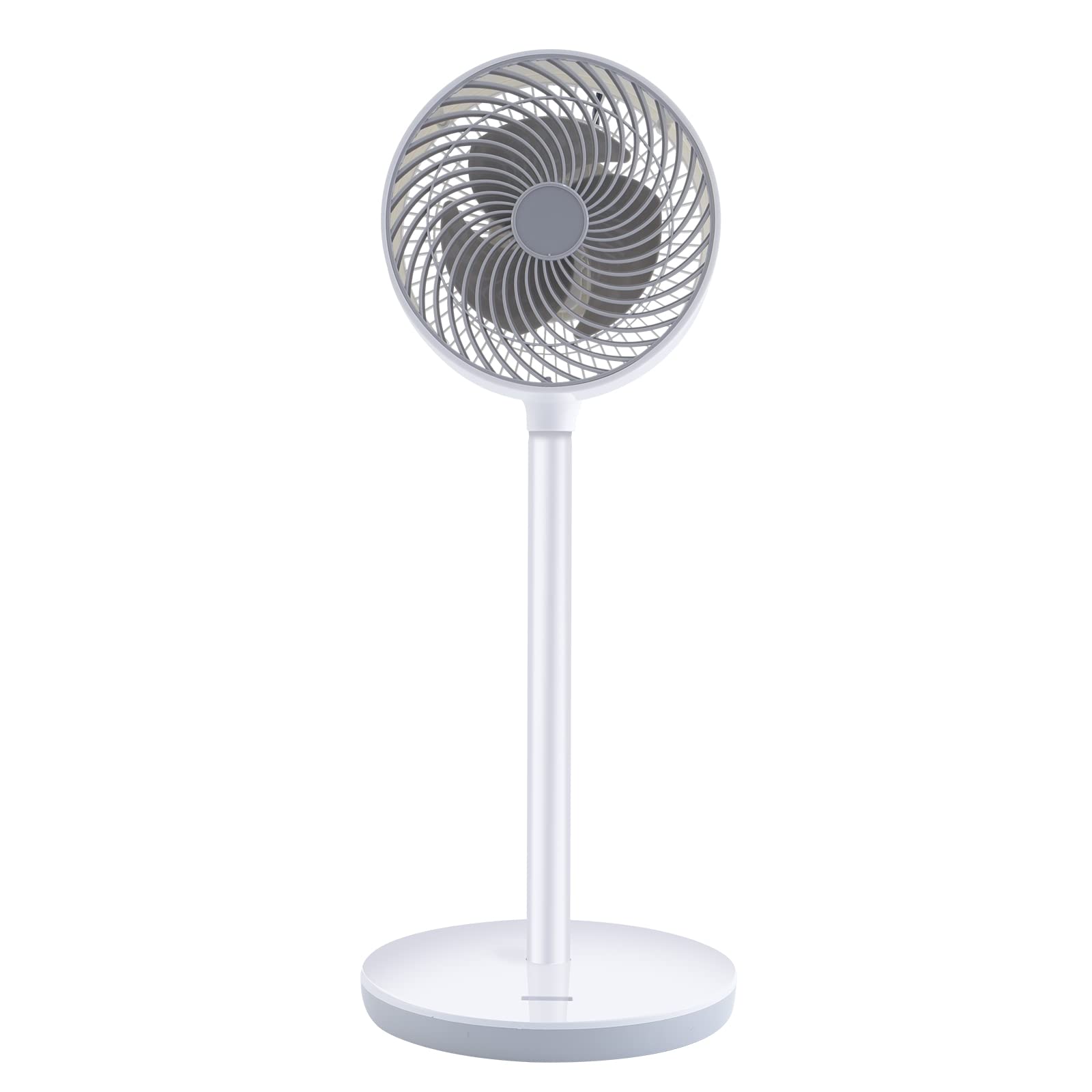HealSmart 7 Inch Stand Fan with Remote Control - 3 Speed Settings & 3 Modes, 70° Oscillation, 15 Hour Timer - Quiet Air Circulator for Bedroom, Office, Living Room & Indoor Cooling - White