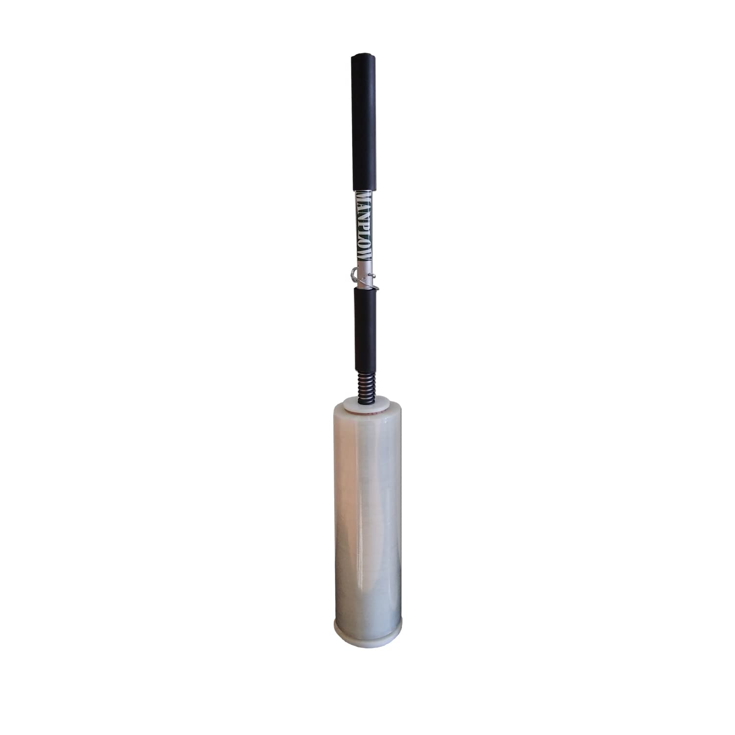 MANPLOW Short Handle Stretch Wrap Dispenser - Heavy Duty Pallet Wrapping Tool for Secure Shipping & Warehouse Use (1 Pack) - Ideal for Moving, Storage & Industrial Packaging