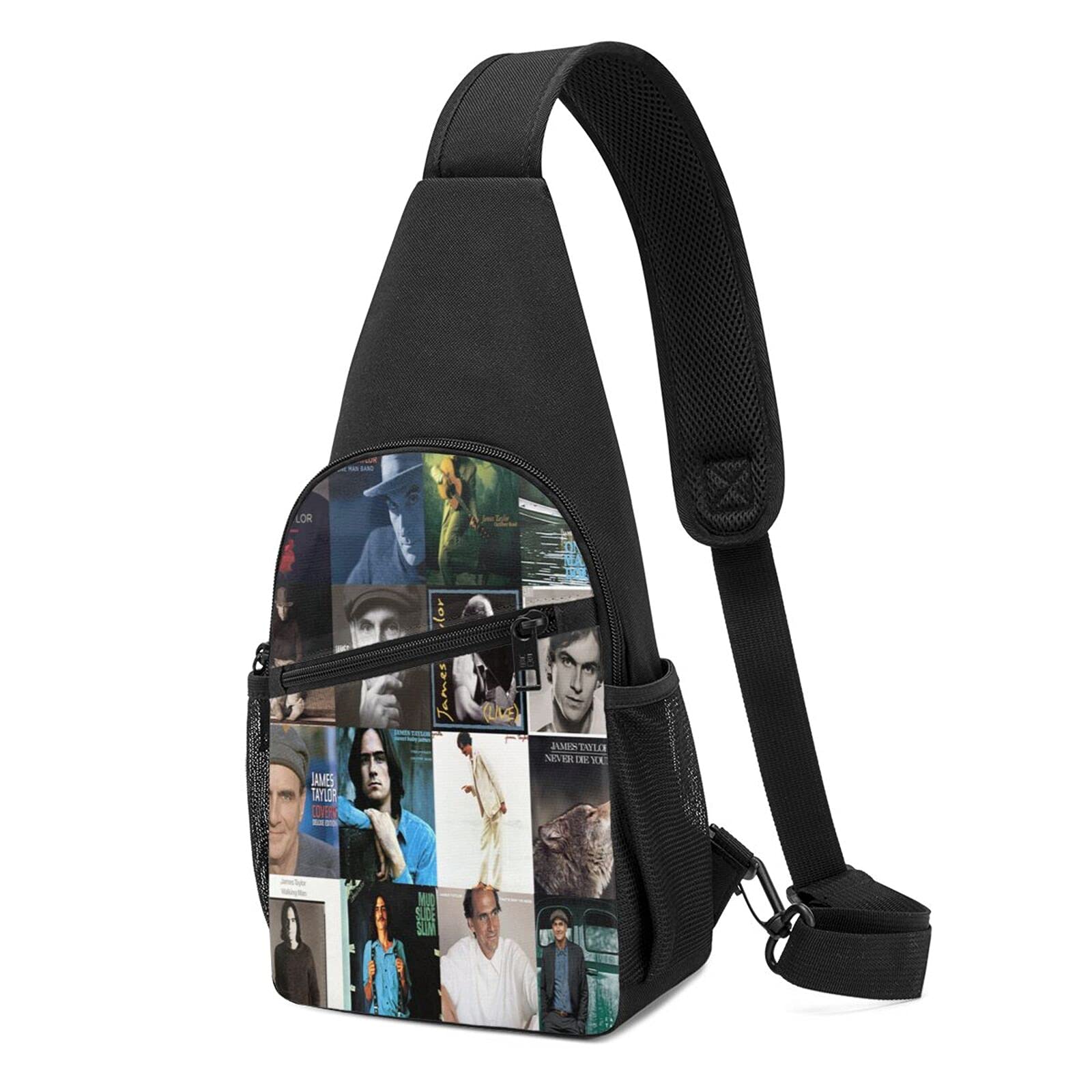 James Taylor Crossbody Bag for Men & Women - Multifunctional Sling Backpack, Chest Bag for Hiking, Camping, Sports & Travel - Lightweight Shoulder Daypack (Perfect for Outdoor Adventures, Gym & Daily Commute)