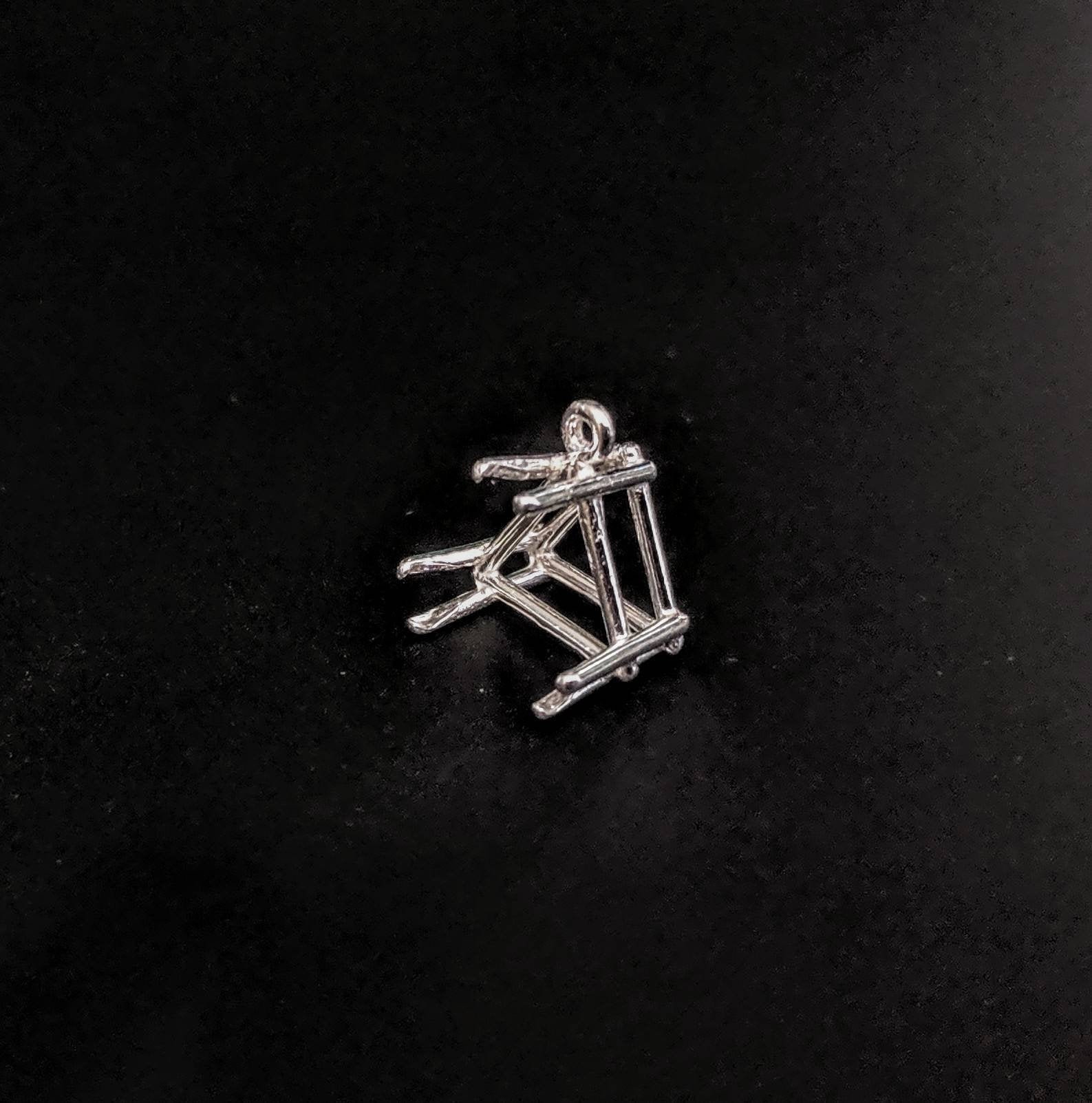 14K Gold or Sterling Silver Triangle Dangle Pendant & Earring Settings - 6mm & 14mm Cast Wire Jewelry Findings for Handmade DIY Necklaces & Earrings - Perfect for Boho, Minimalist & Fashion Jewelry Making