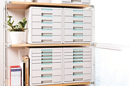 10-Drawer Locking File Cabinet with Key - Secure Storage for Office & Home - Organize Documents, Supplies & Essentials - Perfect for Desks, Closets & Workspaces