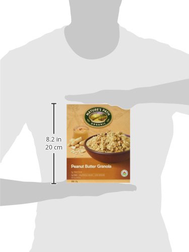Organic Peanut Butter Granola by Nature's Path - Non-GMO, Gluten-Free Breakfast Cereal (325g Pack) | Perfect for Healthy Snacking, Yogurt Topping & On-the-Go Energy Boost