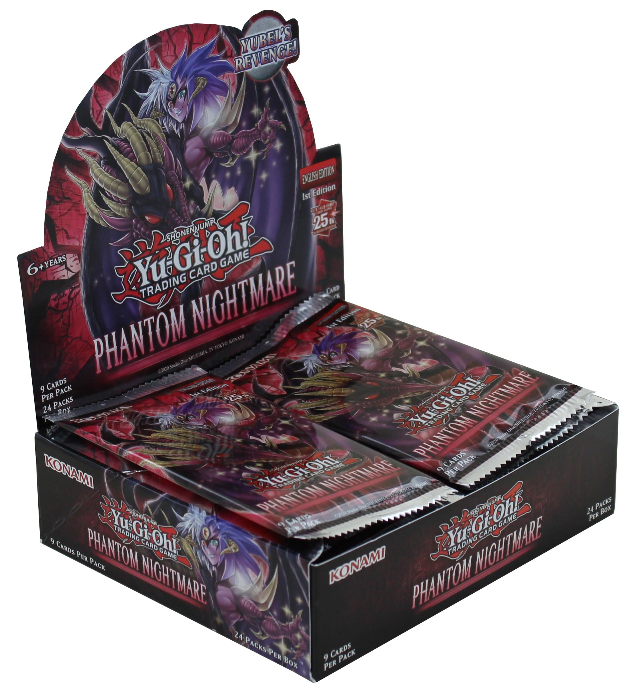 Konami Yu-Gi-Oh! TCG: Phantom Nightmare Booster Box - 36 Packs for Collectors & Players | Perfect for Tournaments & Game Nights
