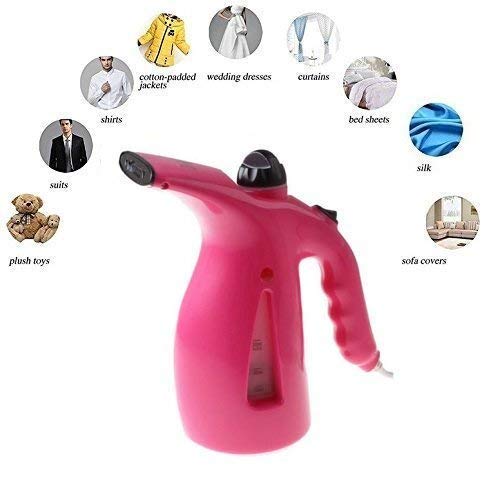 GION Professional Facial Steamer for Deep Skin Cleaning | Handheld Fabric Steam Brush & Garment Steamer for Clothes | Home & Travel Use | Multicolor (1Pcs) - Perfect for Spa Days, Travel Wrinkle Removal, and Quick Clothing Refresh