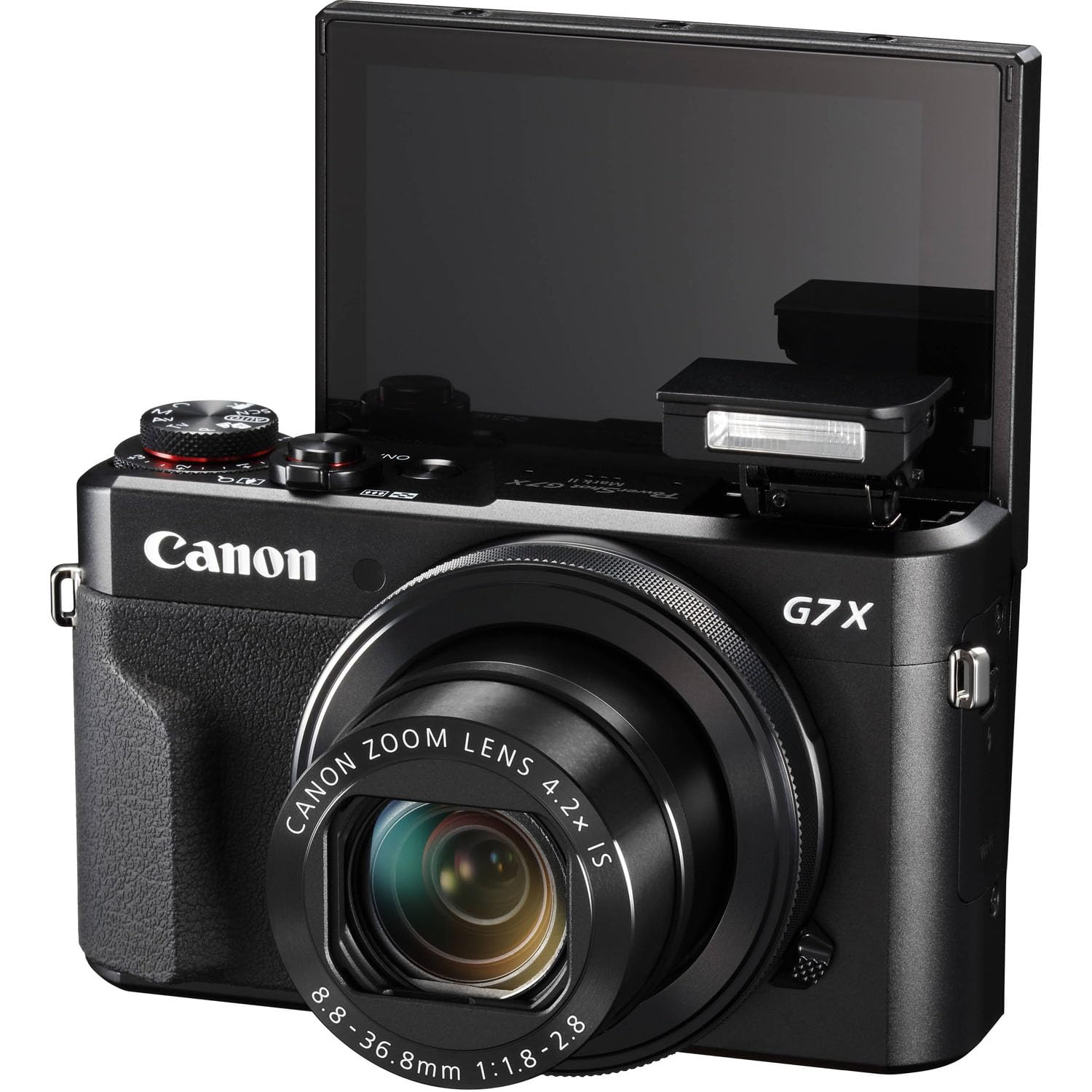 Canon PowerShot G7 X Mark II Digital Camera Bundle - 20.1MP 4.2x Zoom, 64GB Card, Case, Tripod & Accessories (11pc Renewed Kit) for Travel Photography & Vlogging