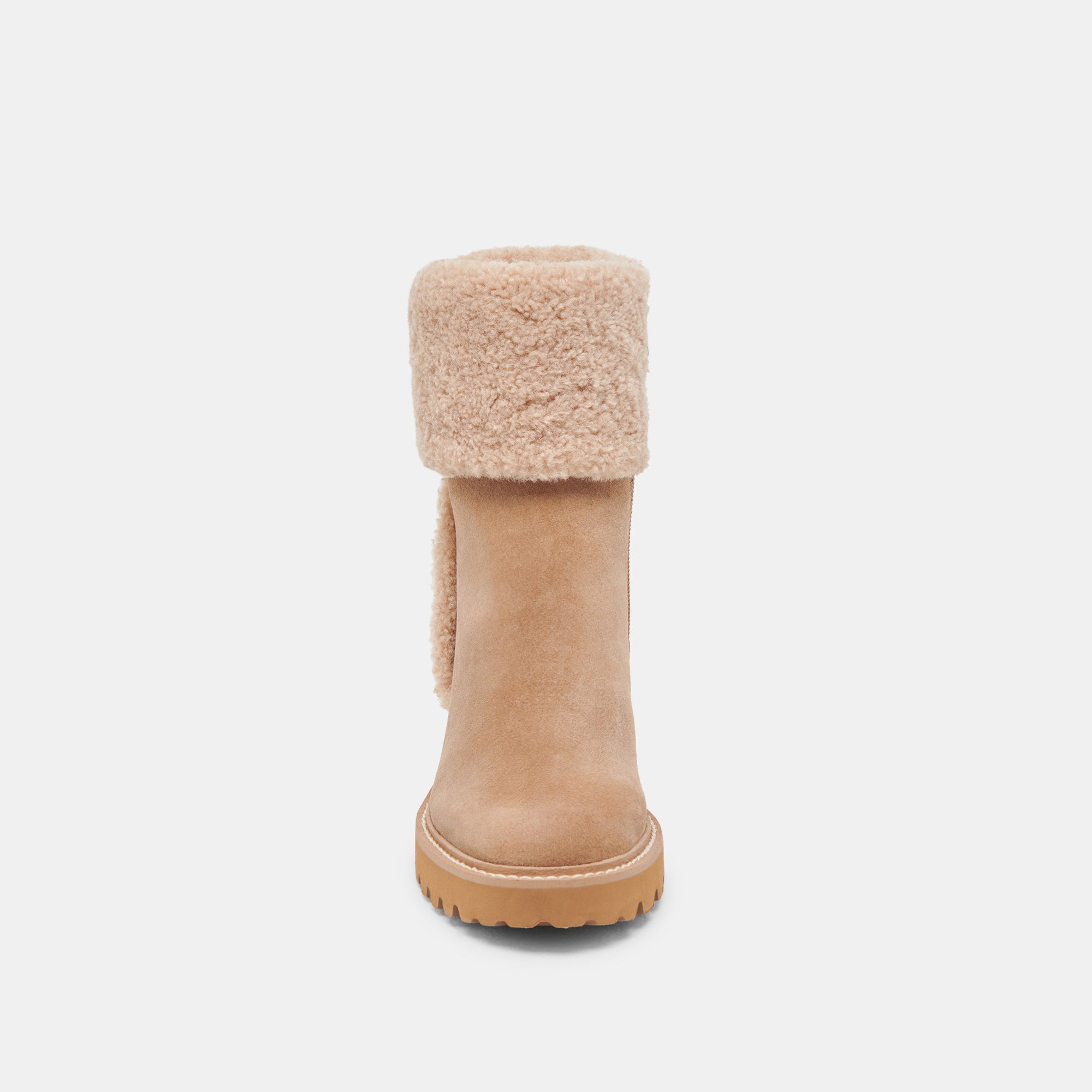 HUG H2O Waterproof Boots for Women - Mushroom Suede Ankle Boots | Comfortable & Stylish for Fall, Winter, and Rainy Days