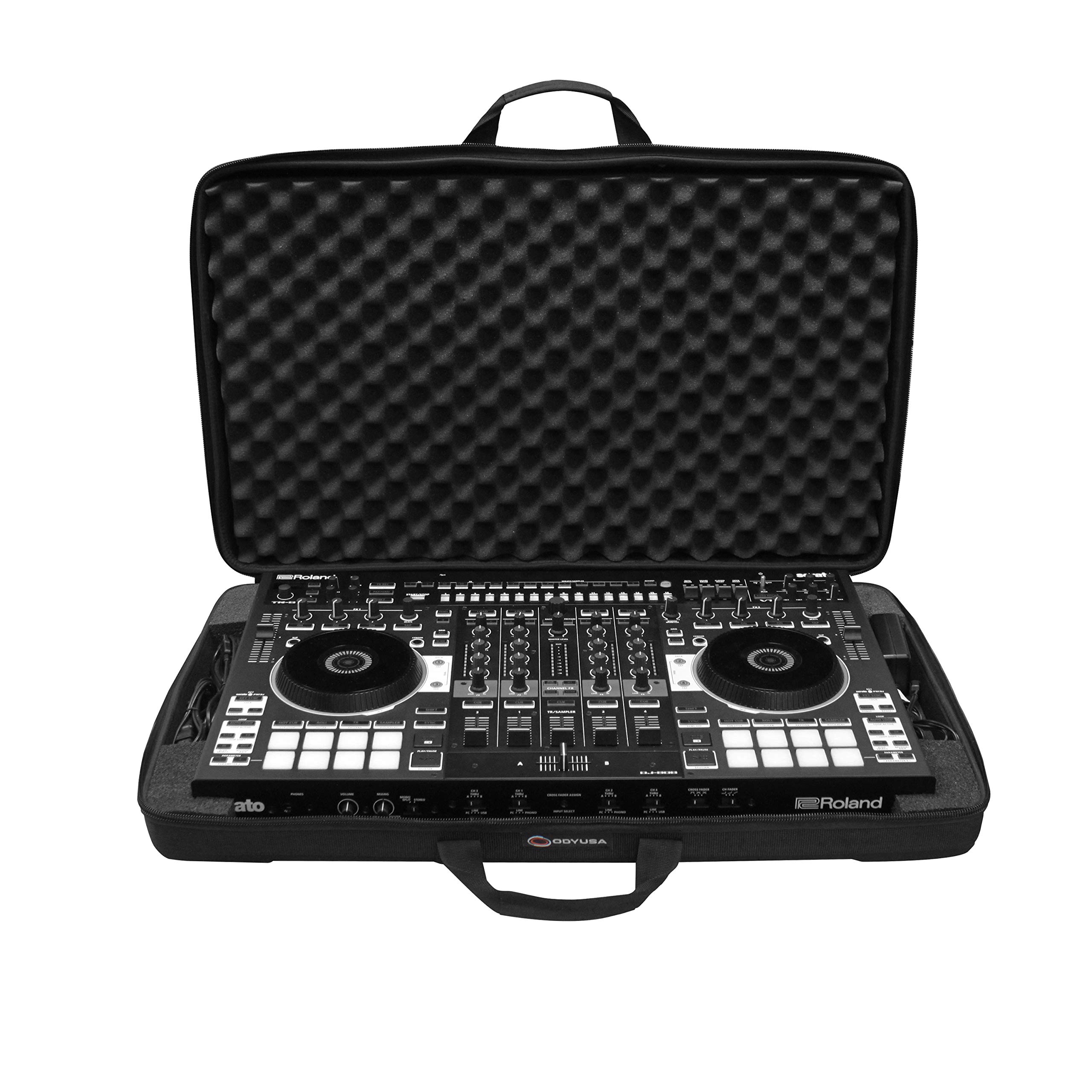 Odyssey Innovative Designs Streamline Carrying Bag for Roland DJ-808 DJ Controller - Durable Protective Case for DJ Equipment, Perfect for Travel & Live Performances
