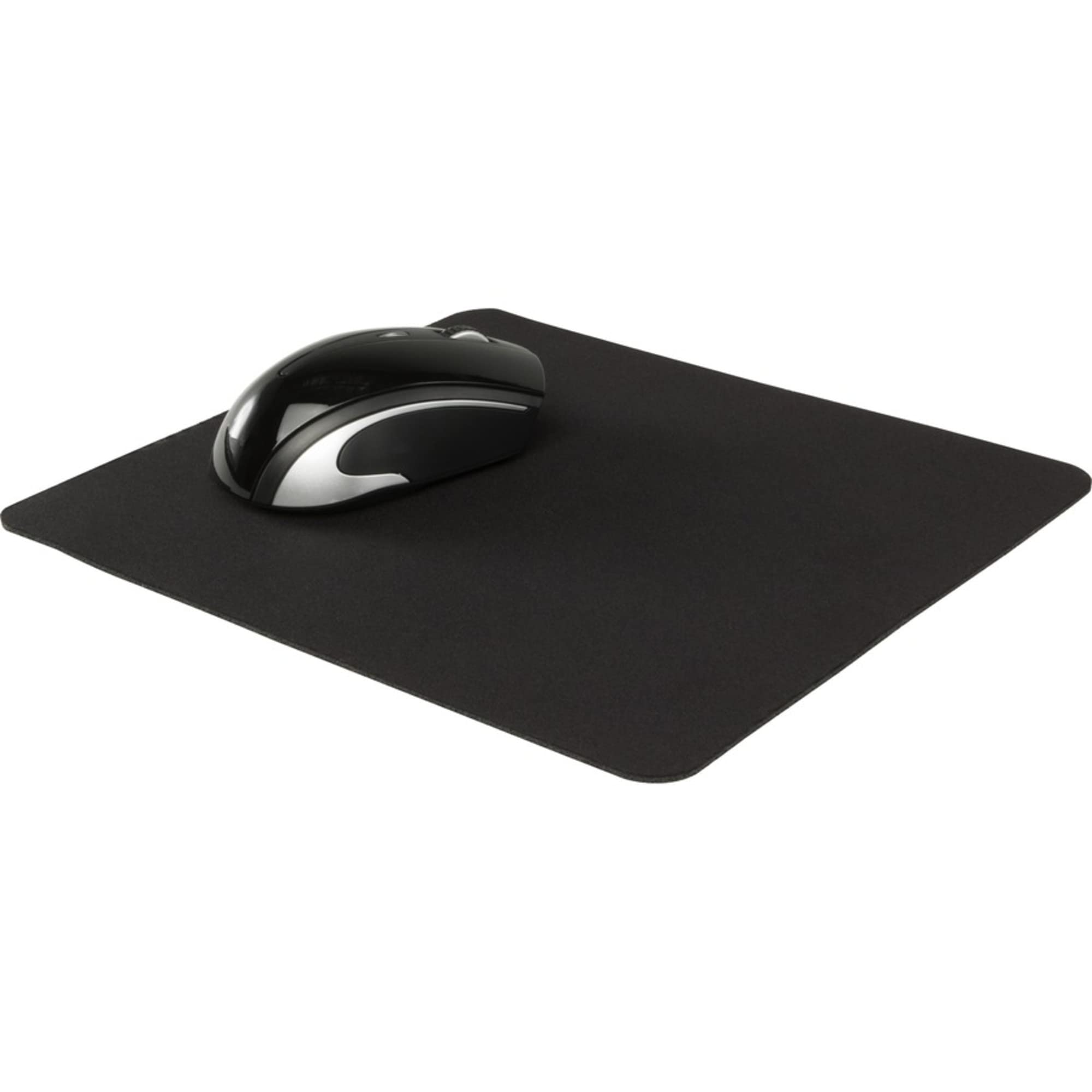 Allsop Basic Mouse Pad (28229) - Black Non-Slip Surface, Smooth Gliding for Computers & Laptops - Perfect for Office, Gaming & Home Use