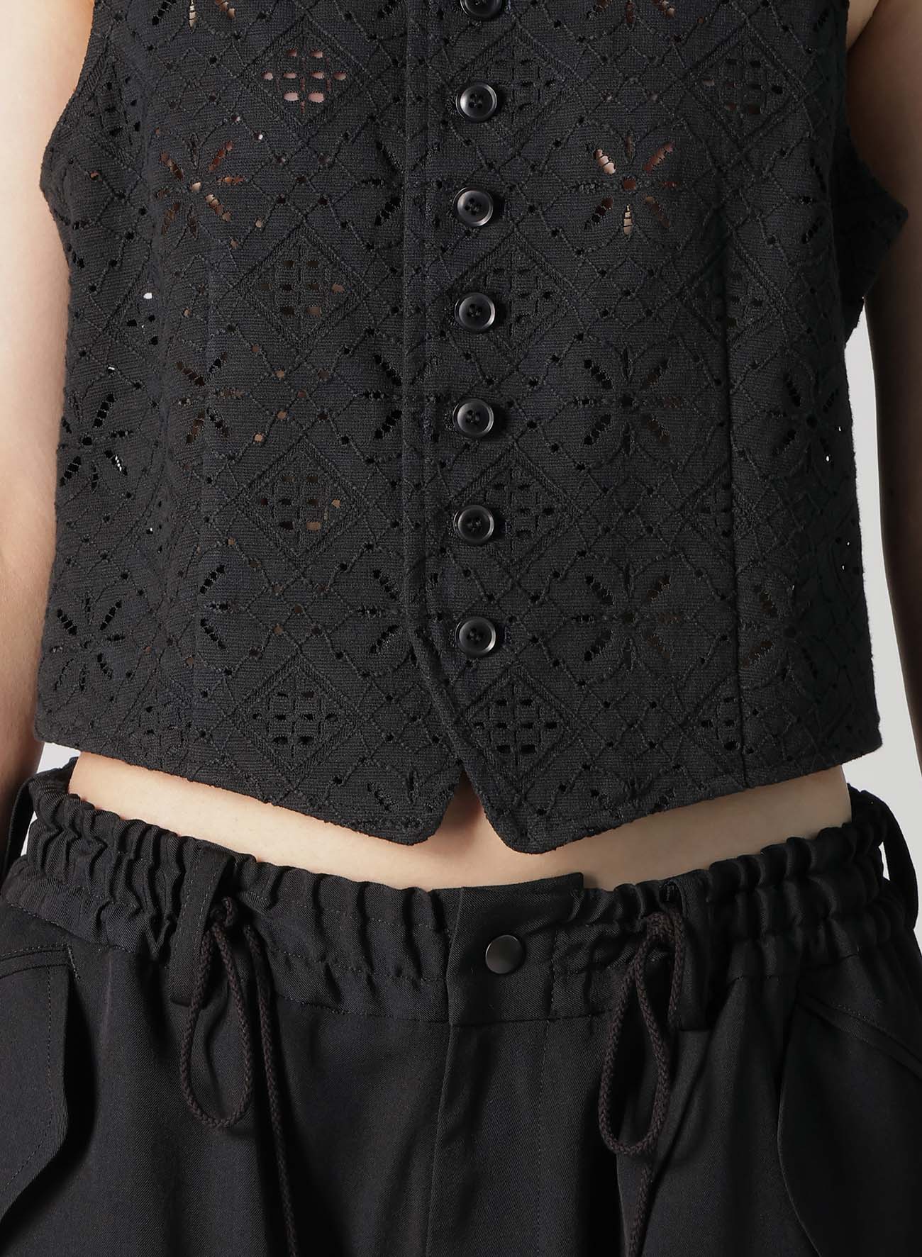 Cotton Lace Sleeveless Vest for Women - Breathable Summer Fashion Top - Perfect for Beach, Casual Wear and Layering