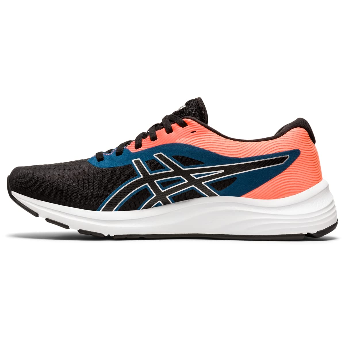 ASICS Men's Gel-Pulse 12 Running Shoes - Lightweight Cushioned Athletic Sneakers for Jogging, Gym Workouts & Daily Walking (Black/White)